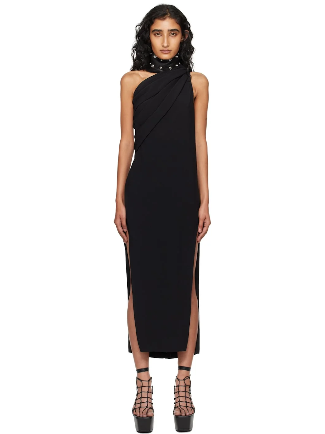 Black Concordians Athena Arrowhead Maxi Dress - 1
