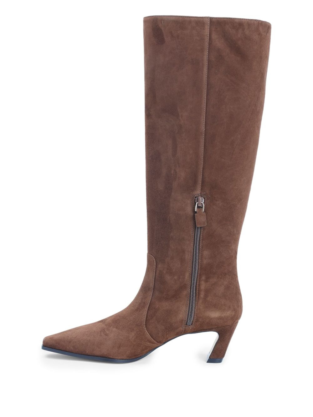 50mm suede knee-high boots - 3