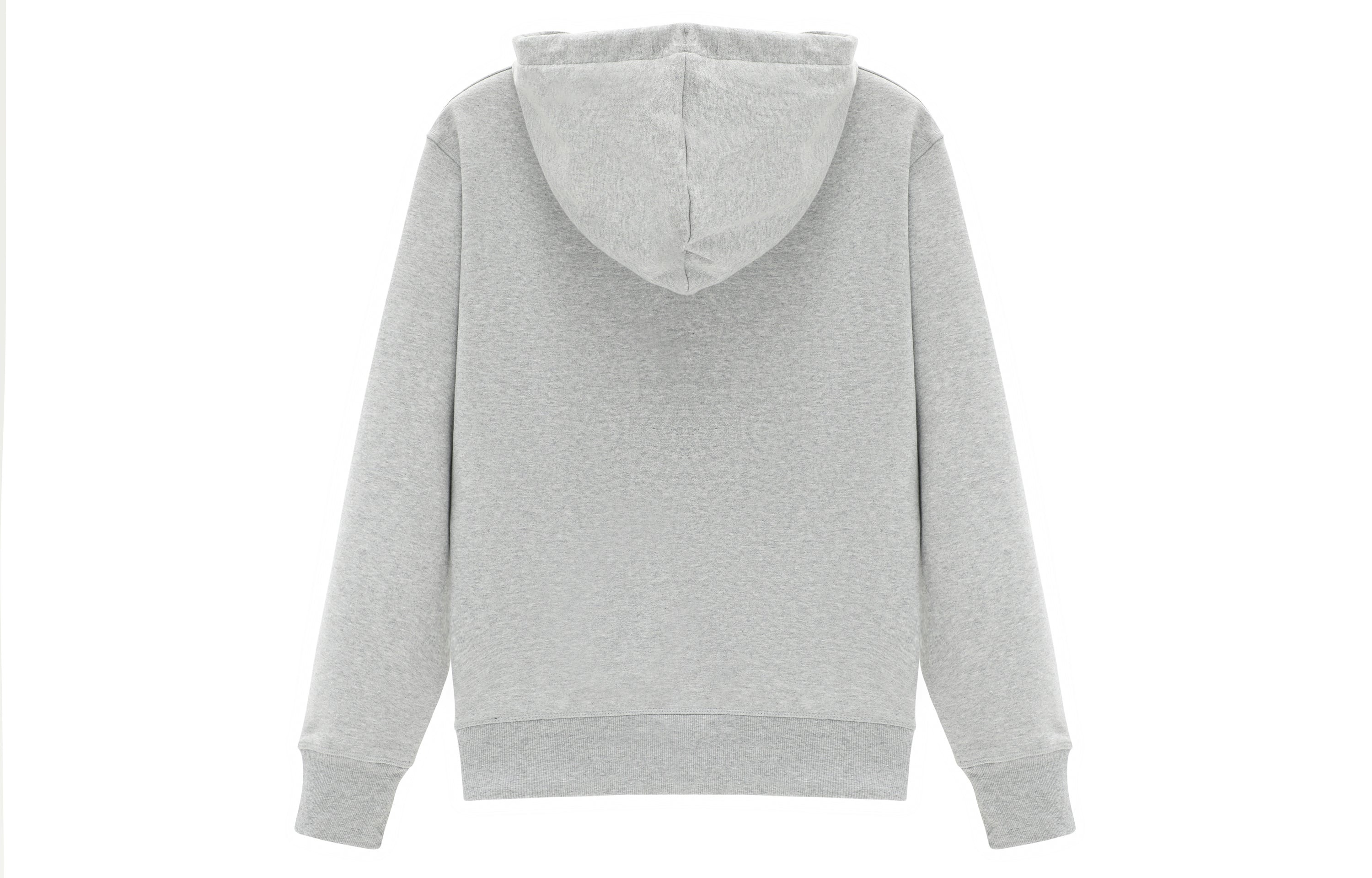 New Balance Stacked Logo French Terry Hoodie Asia Sizing 'Athletic Grey' AMT31537-AG - 2