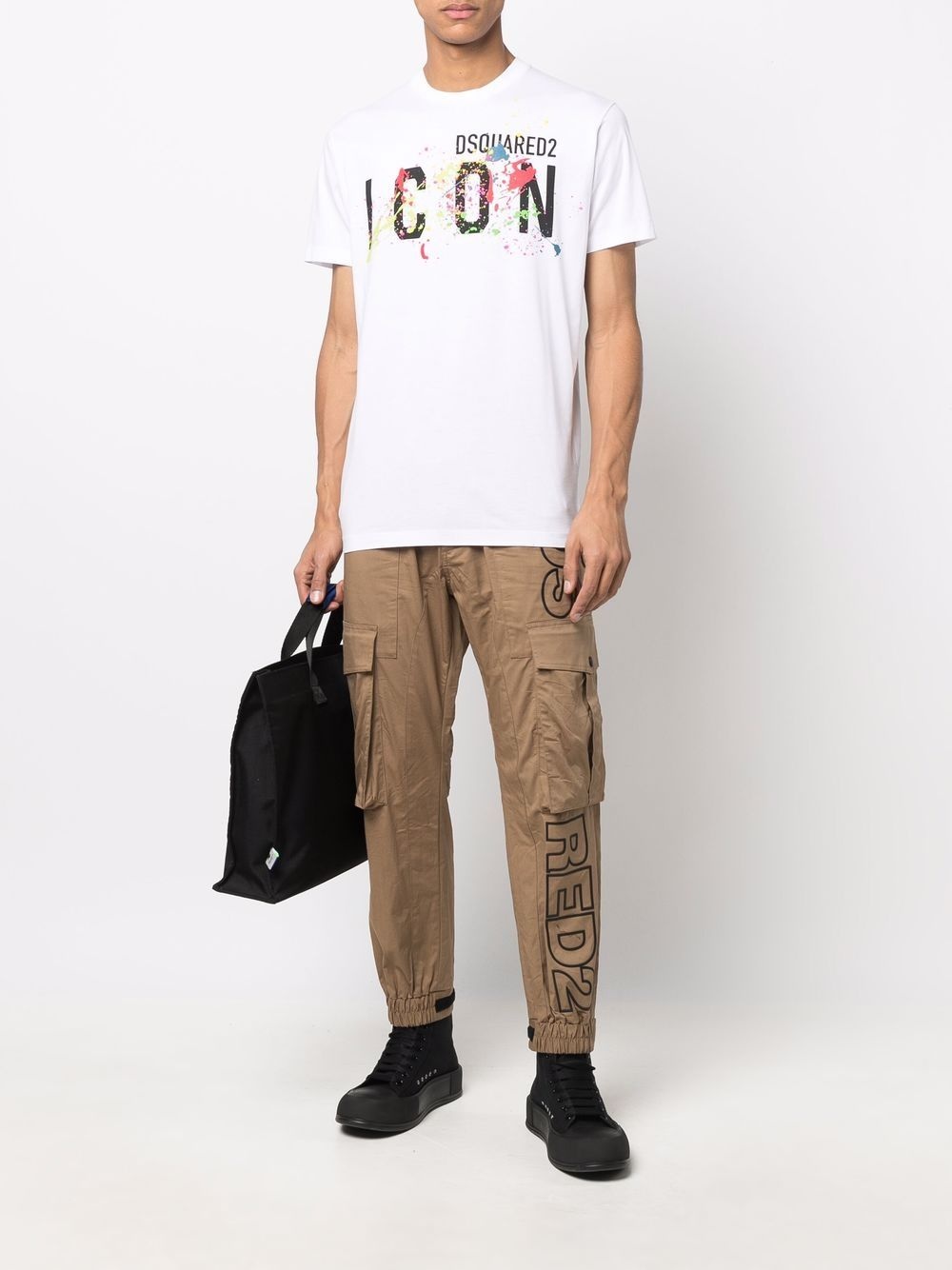 icon logo-print T-shirt - 2