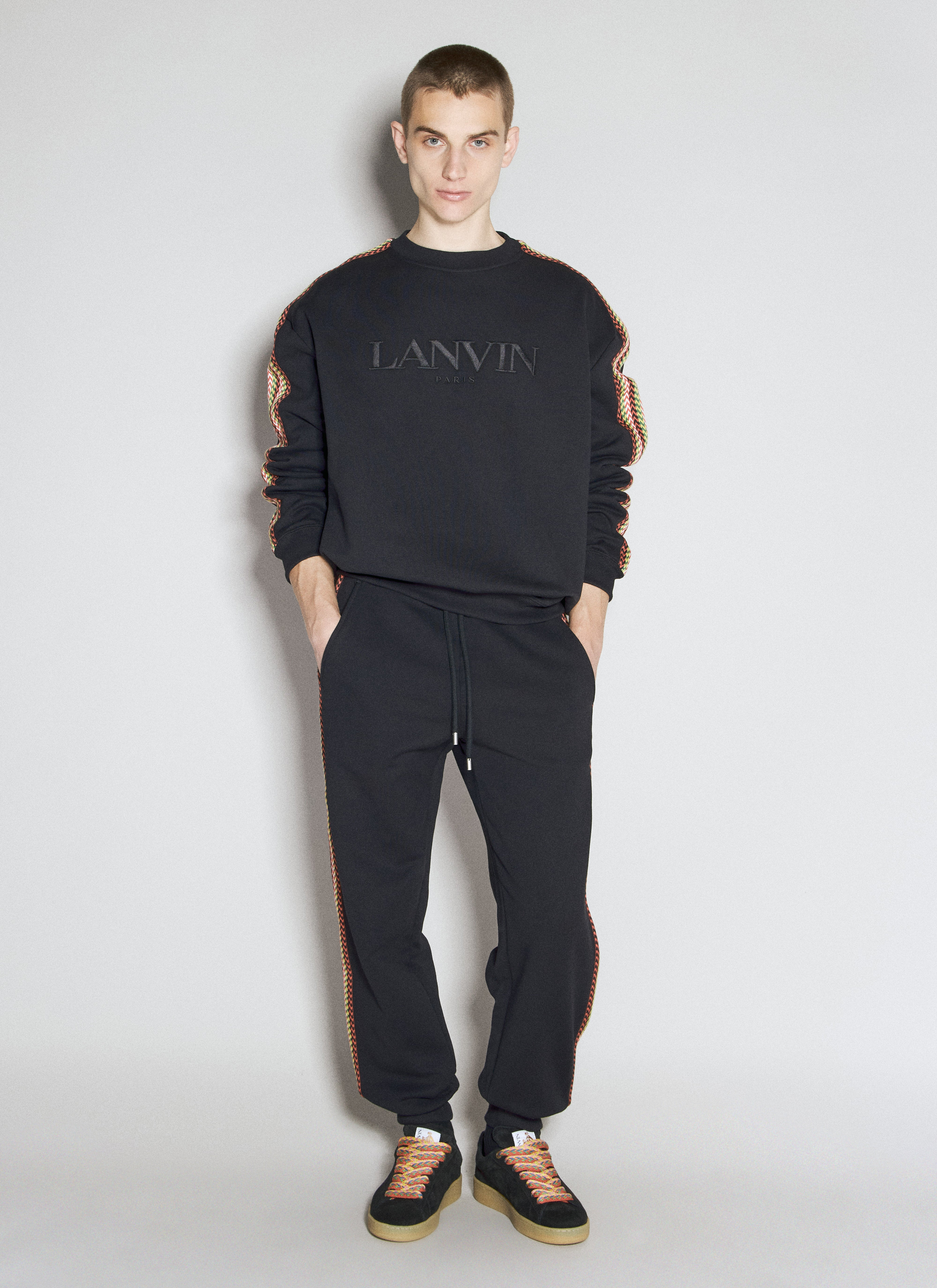 Lanvin Men Side Curb Track Pants - 2