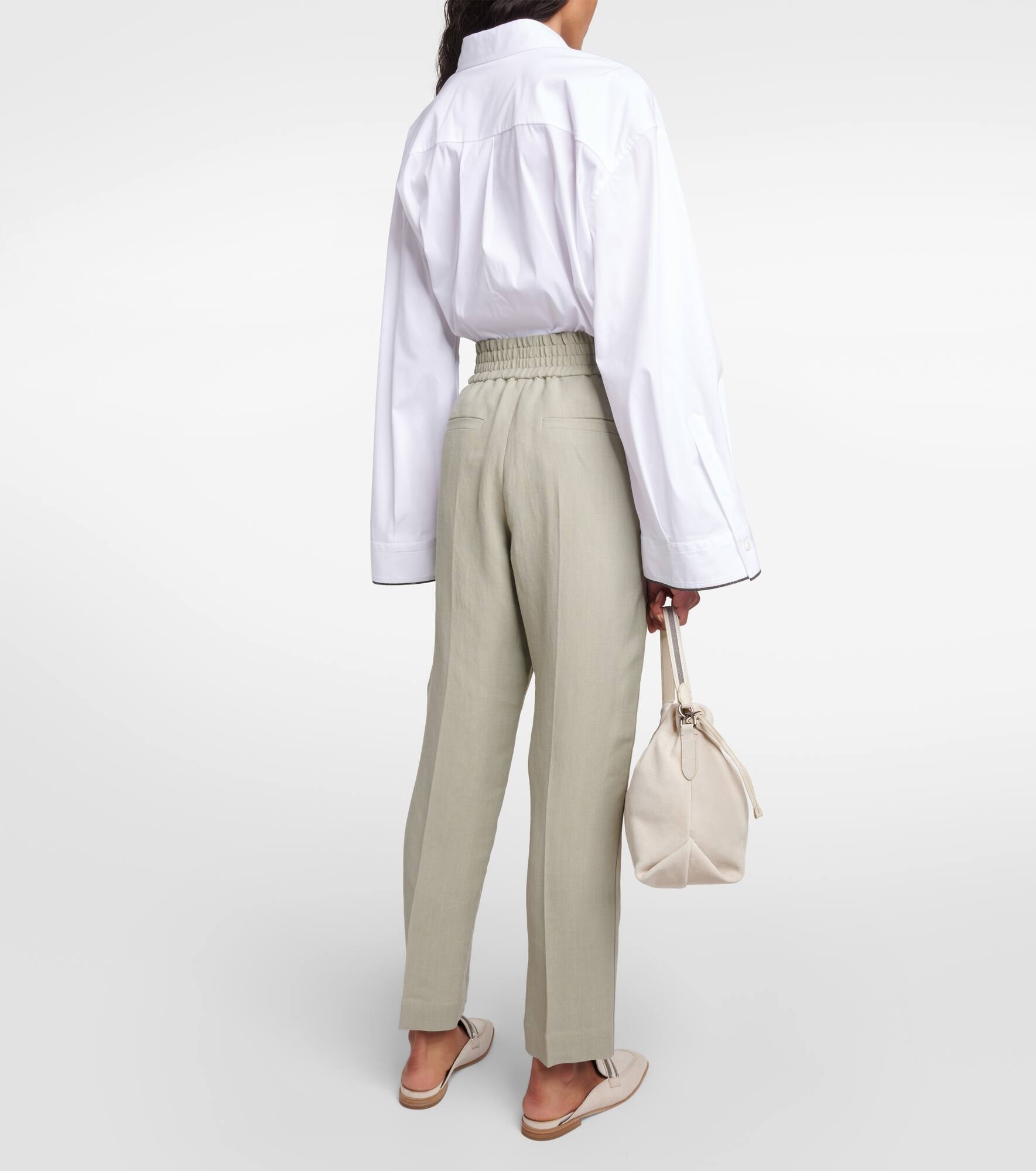 Twill tapered pants - 3