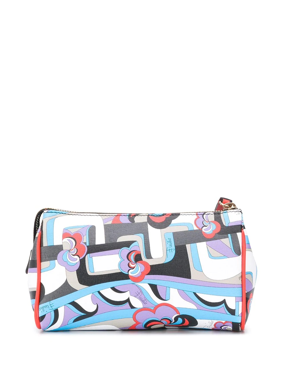 x Koché abstract-print make-up case - 2