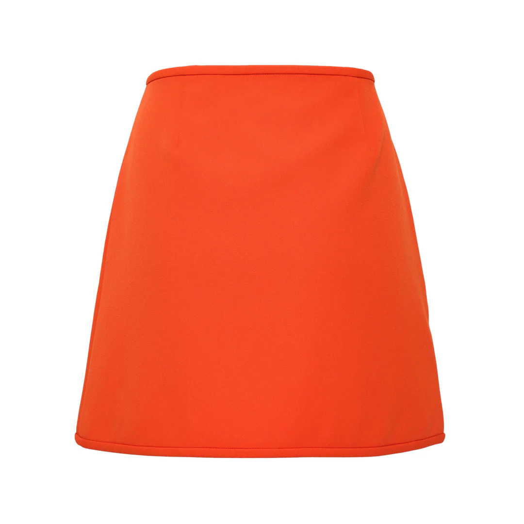 Gonna Skirt With Side Fold Detail - 2