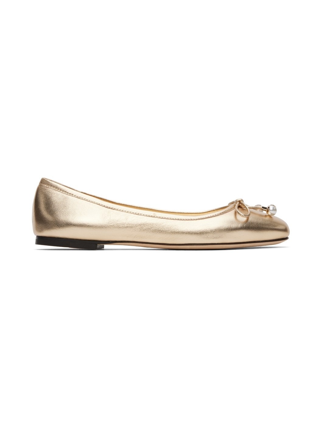 Gold Elme Ballerina Flats - 1