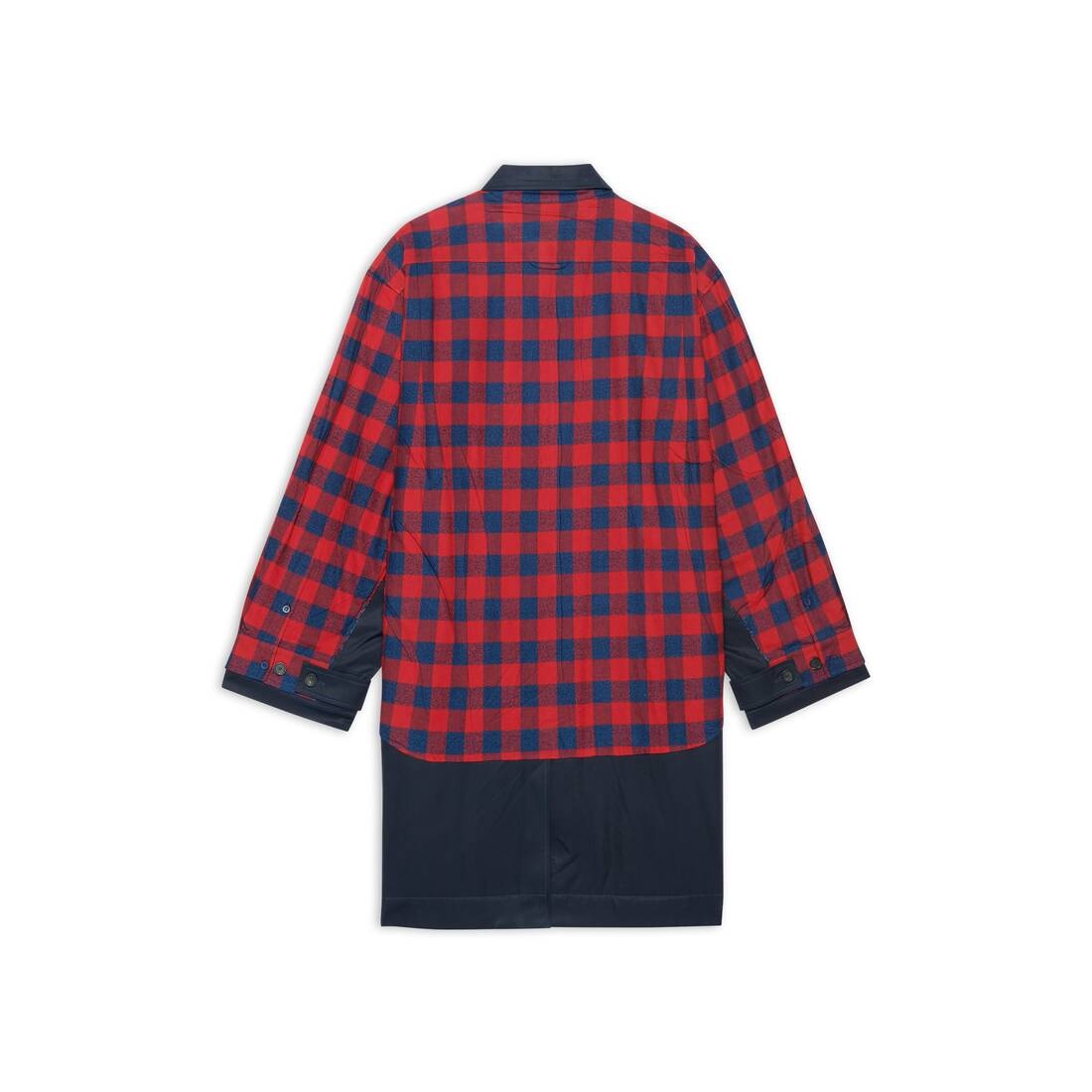 Men's Patched Carcoat in Indigo - 5