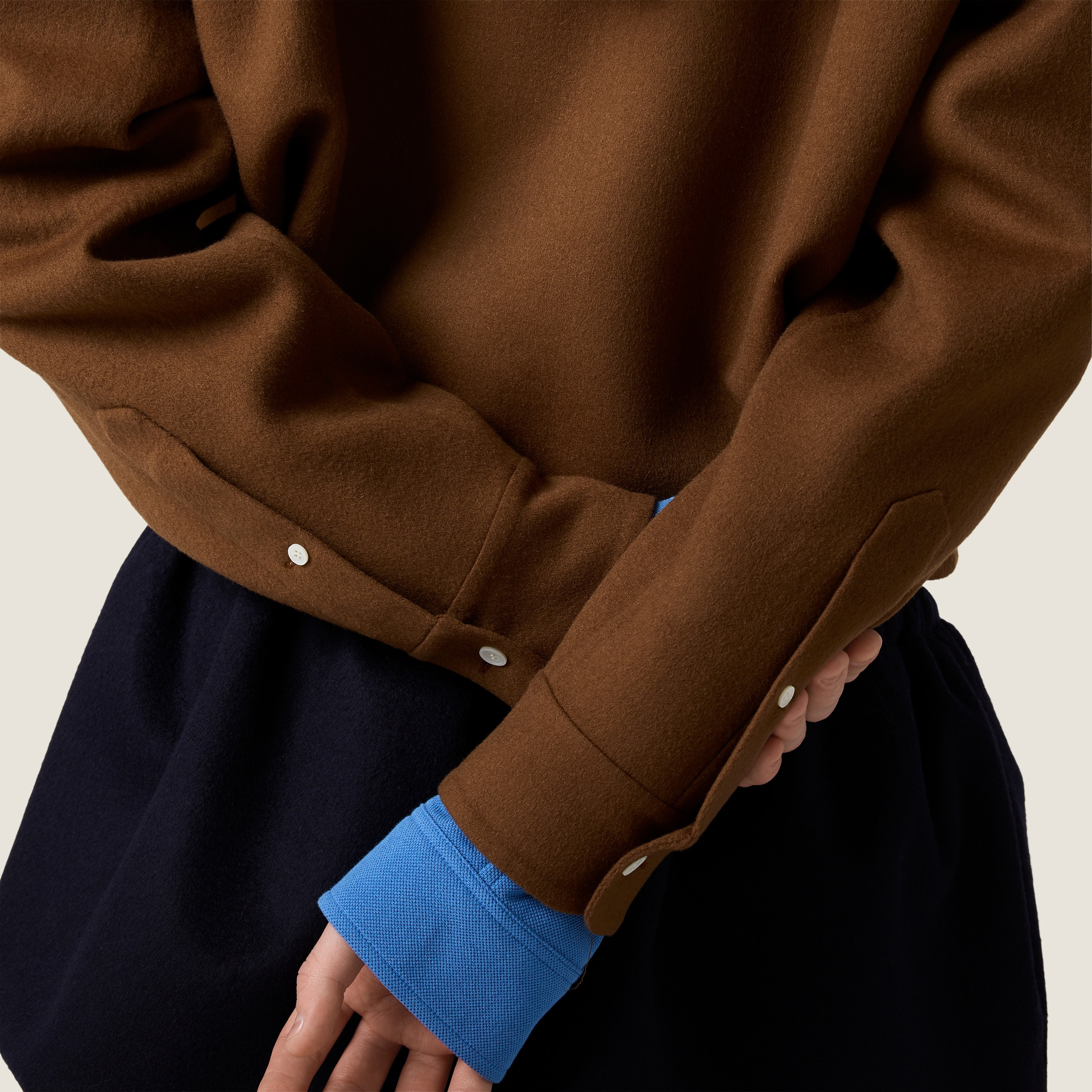 Double cashmere shirt - 4