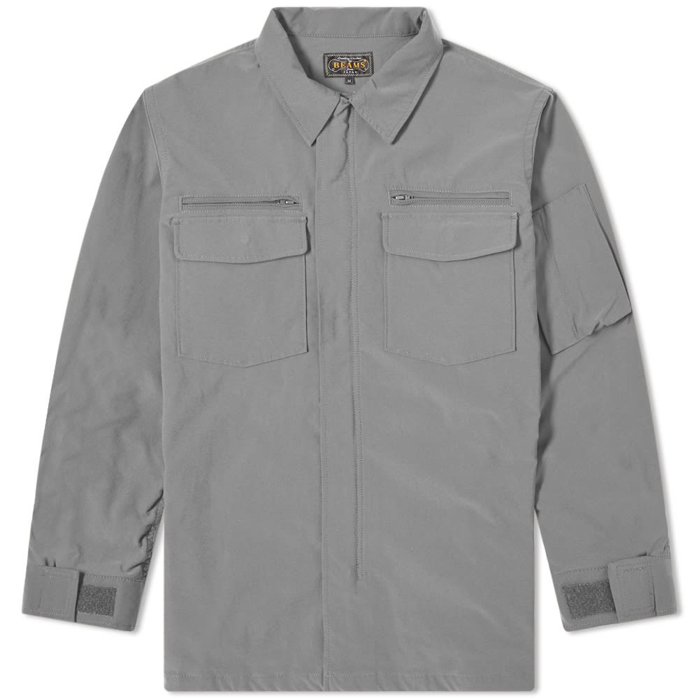 Beams Plus Mil Zip Taslan T-400 Shirt Jacket - 1