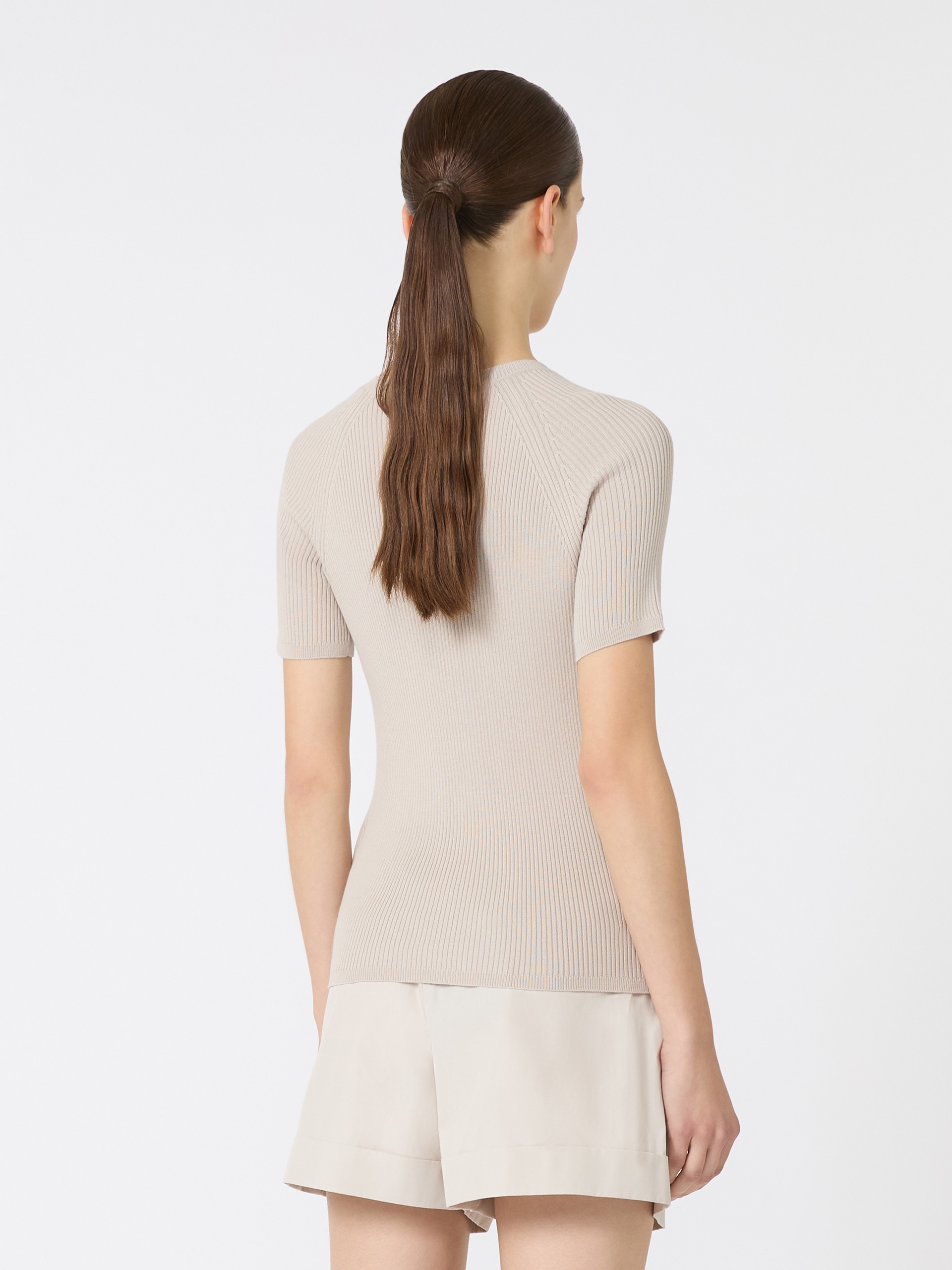 BERLINO Rib-knit cotton sweater - 4