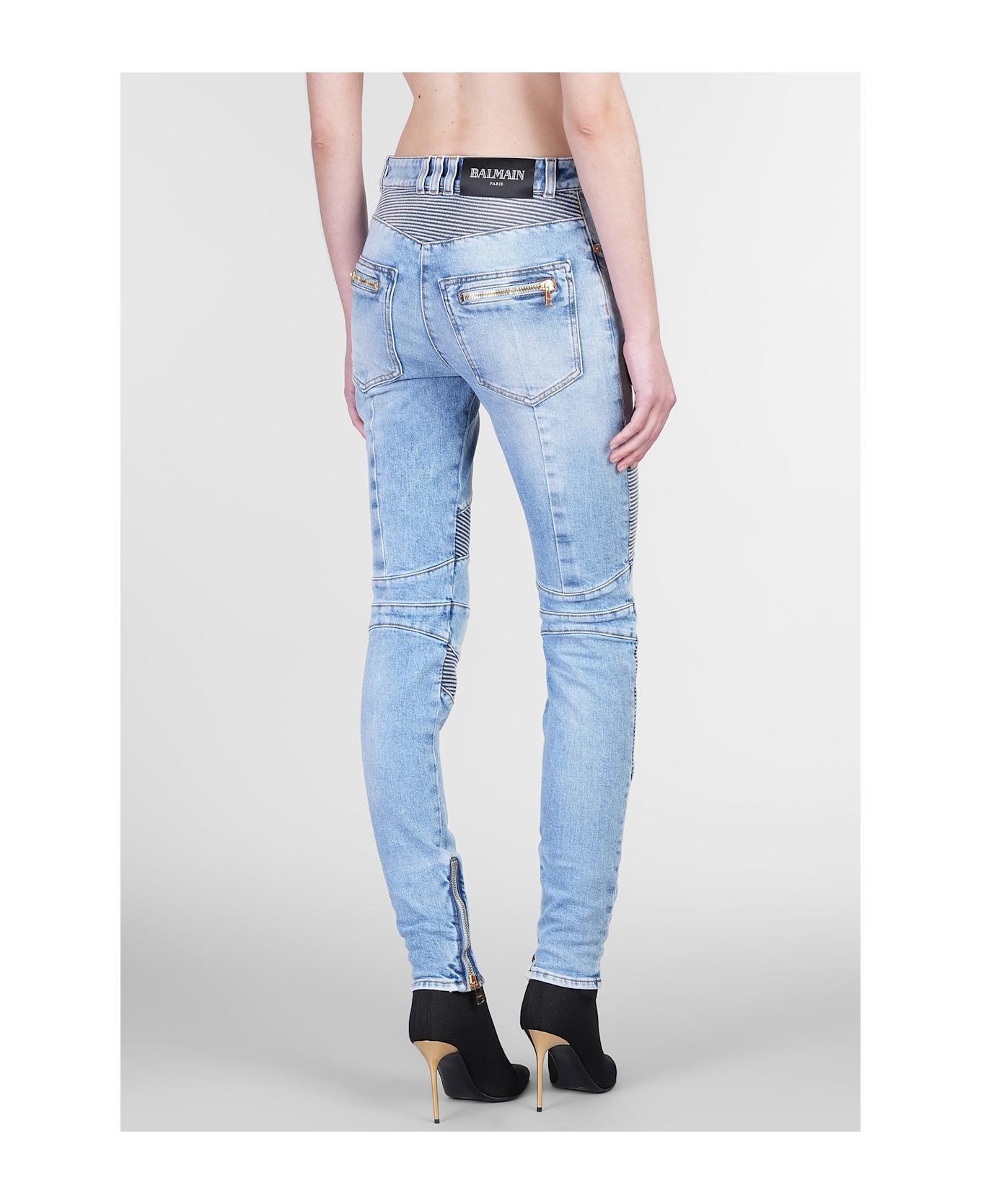 Jeans In Blue Cotton - 3