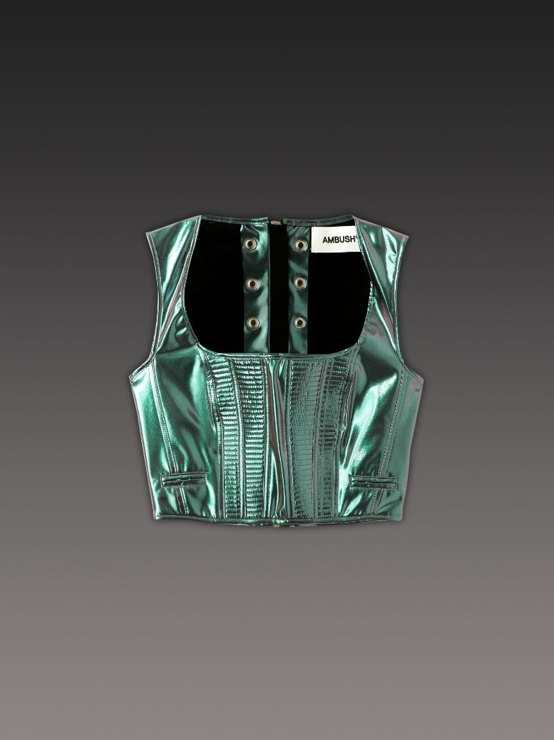 BACK LACE CORSET TOP - 1