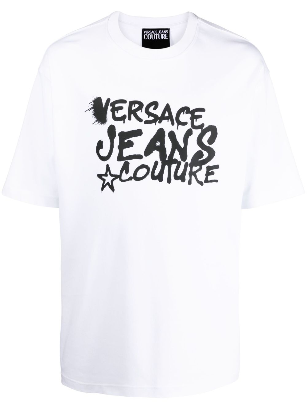 logo-print cotton T-shirt - 1