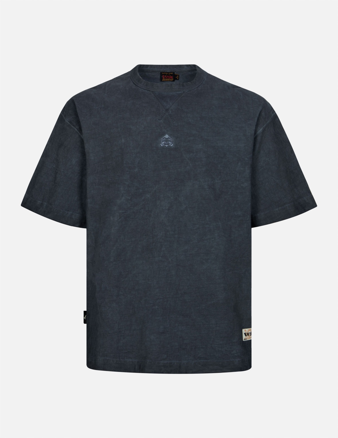 GODHEAD EMBROIDERY AND KAMON PRINT LOOSE FIT T-SHIRT - 1