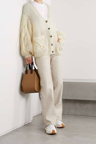 Loewe Oversized mohair-blend cardigan outlook