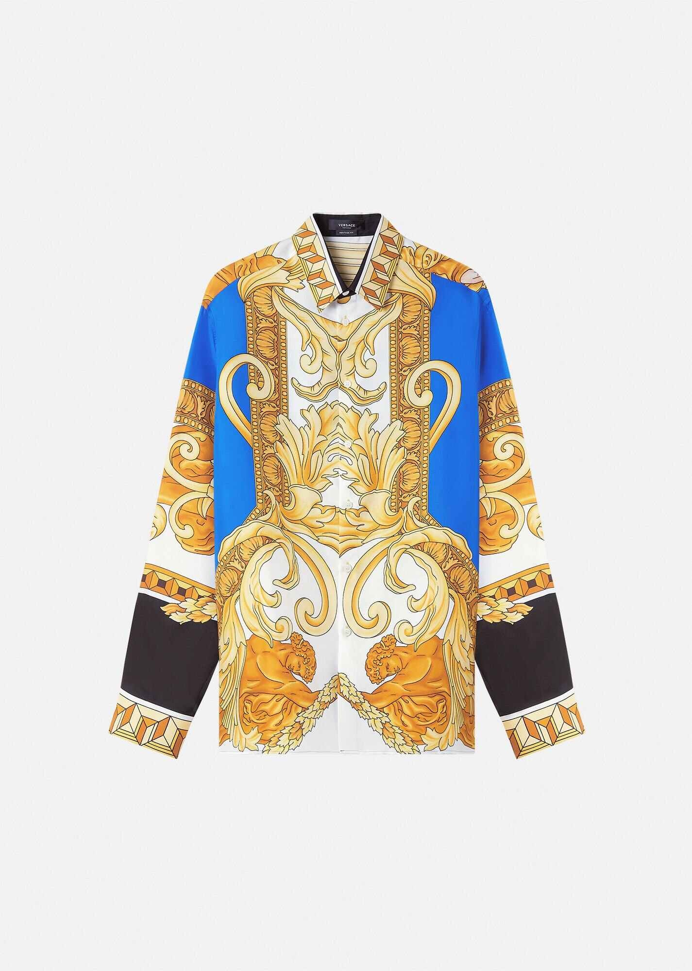 Medusa Renaissance Print Silk Shirt - 1