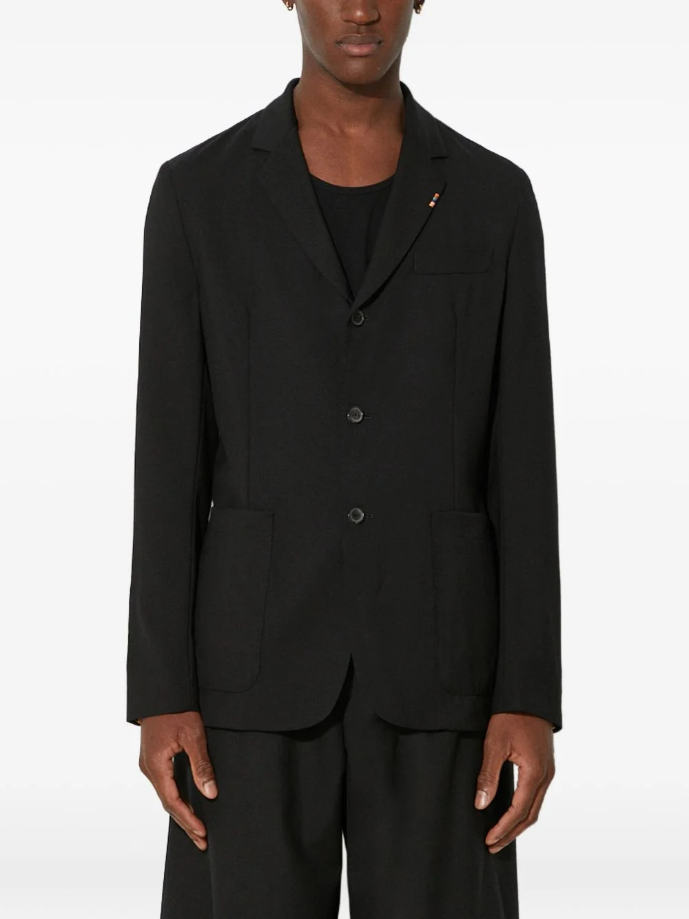 button-fastening blazer - 1