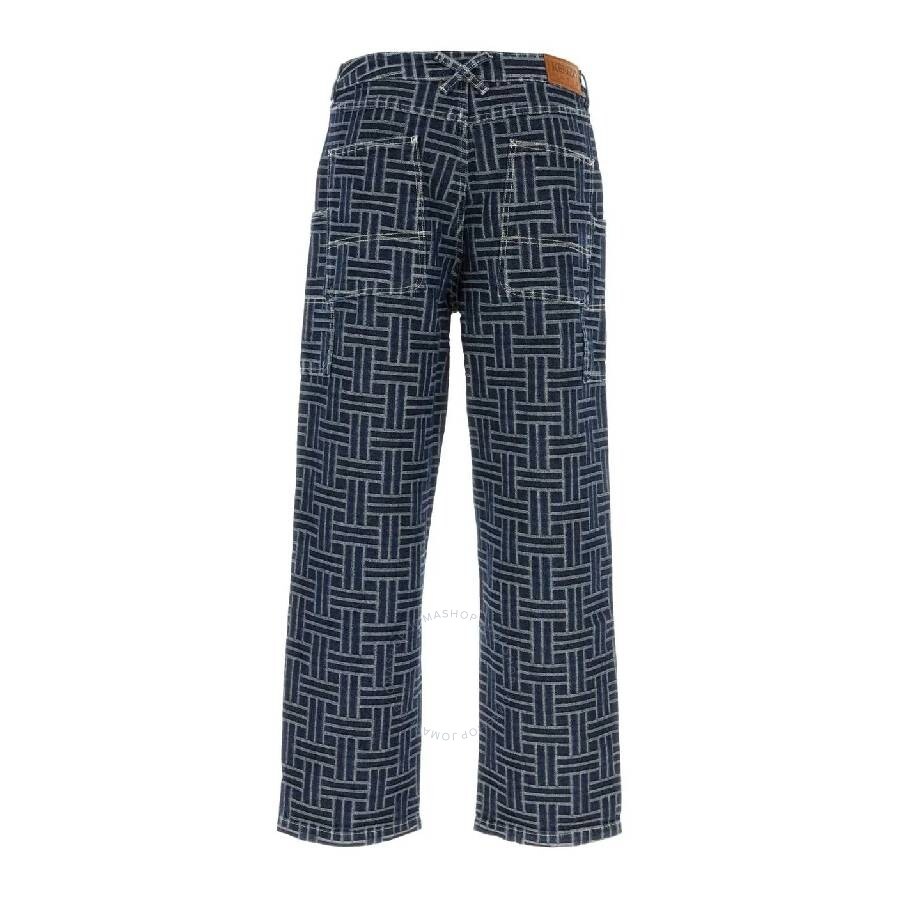 Kenzo Applique Logo Straight Leg Pants - 2
