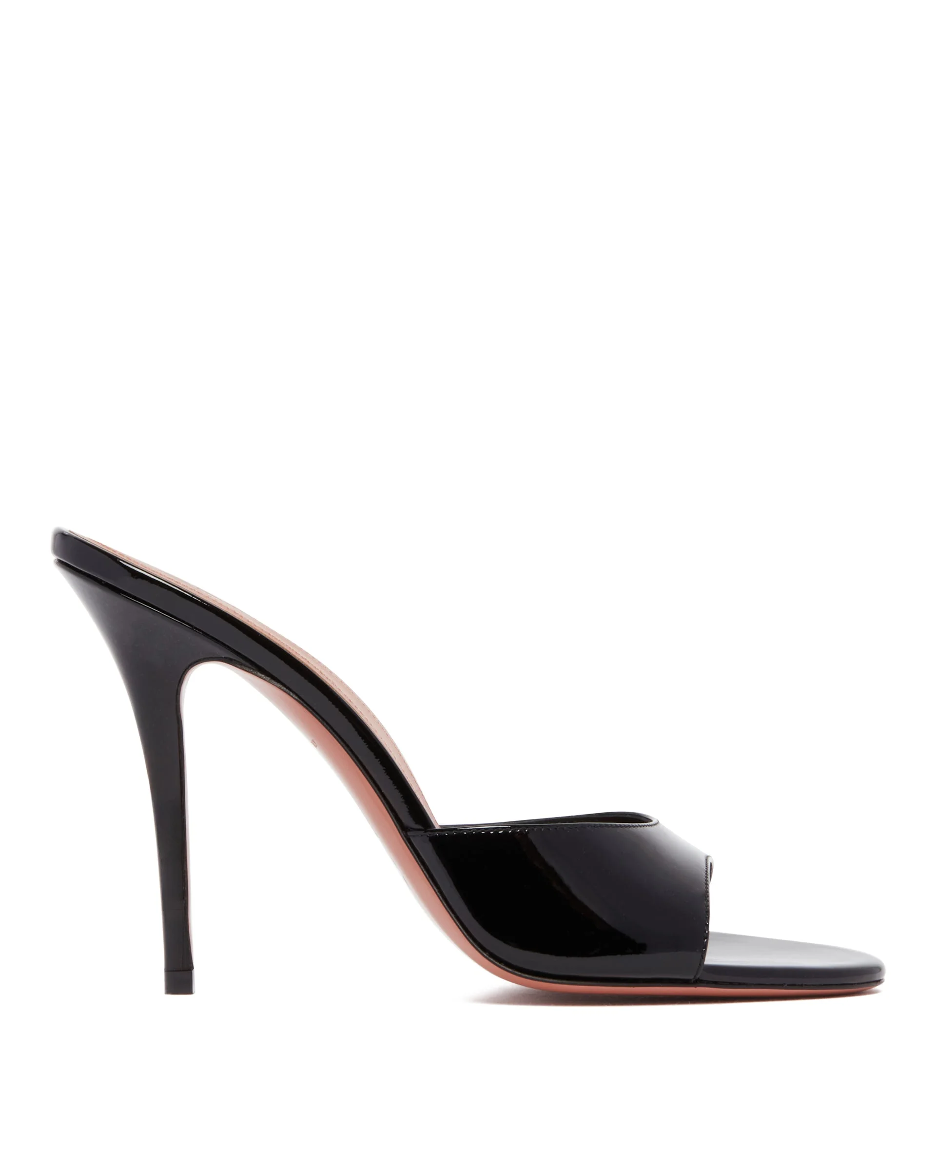 Black Elodie 105 Patent Mules - 1