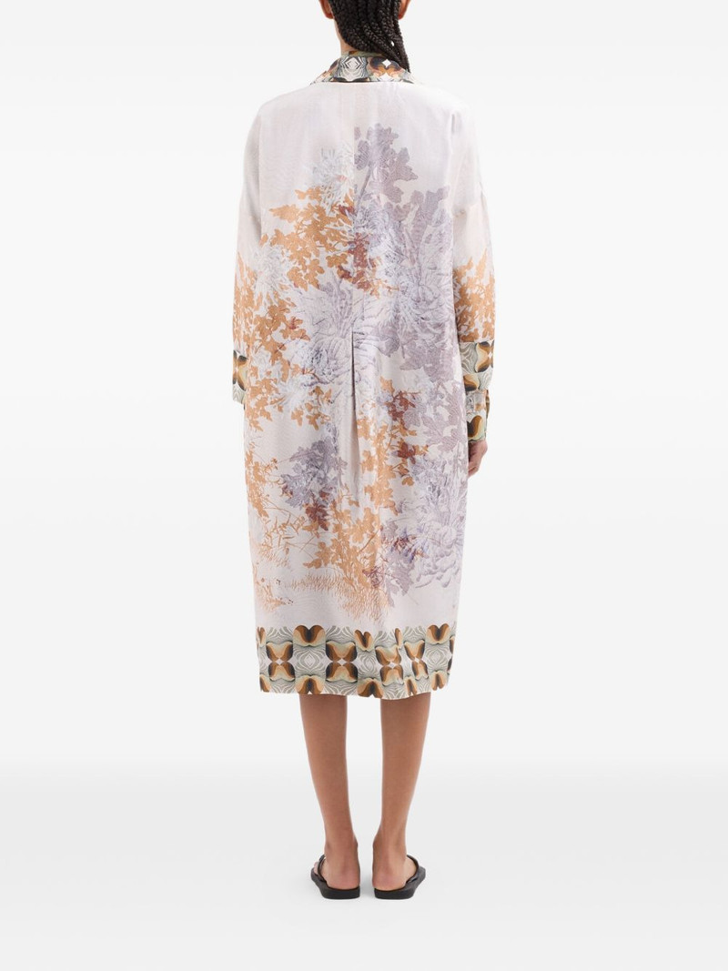 Entho botanicals graphic silk coat 3