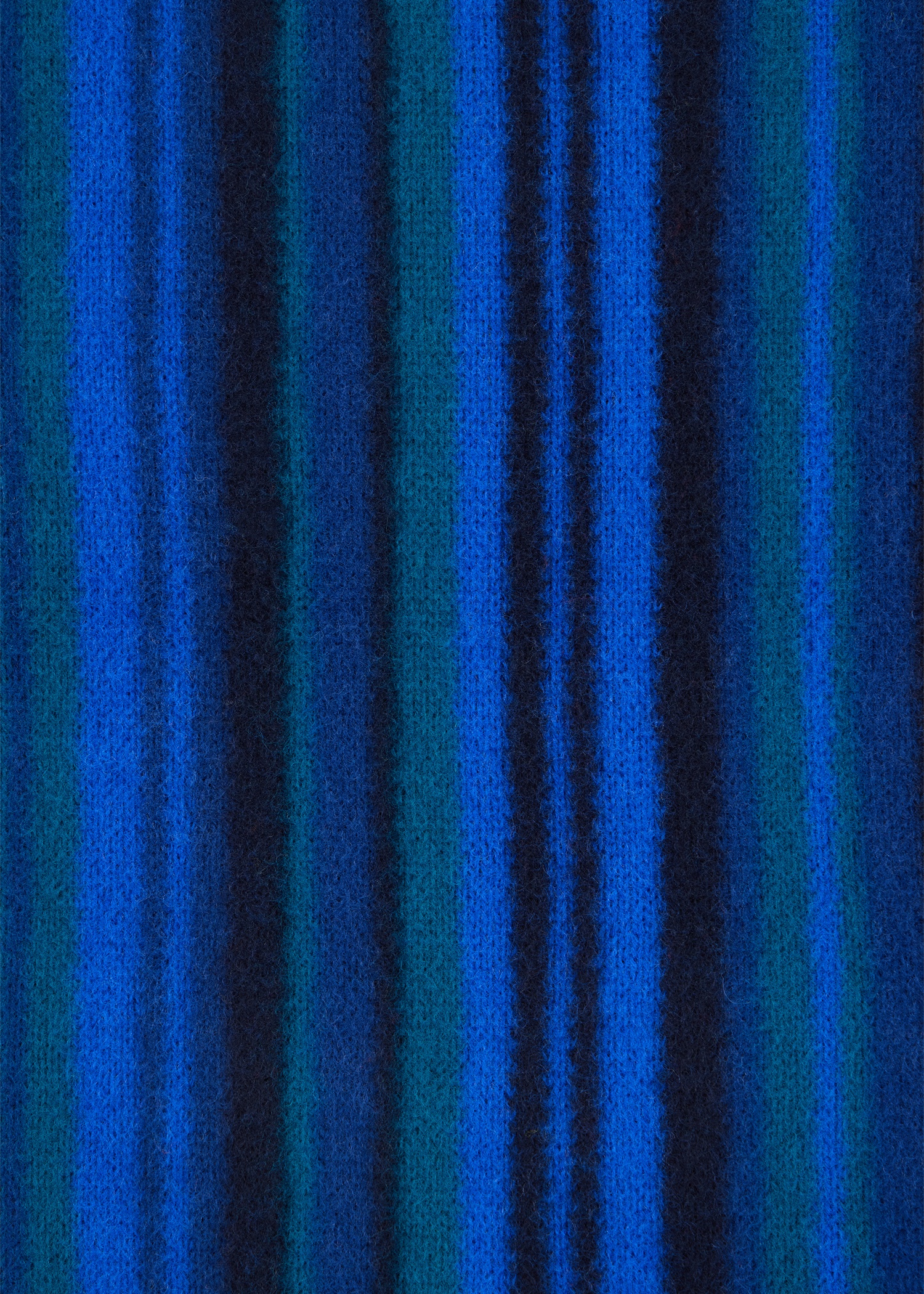 Blue Reversible 'Sports Stripe' Scarf - 5