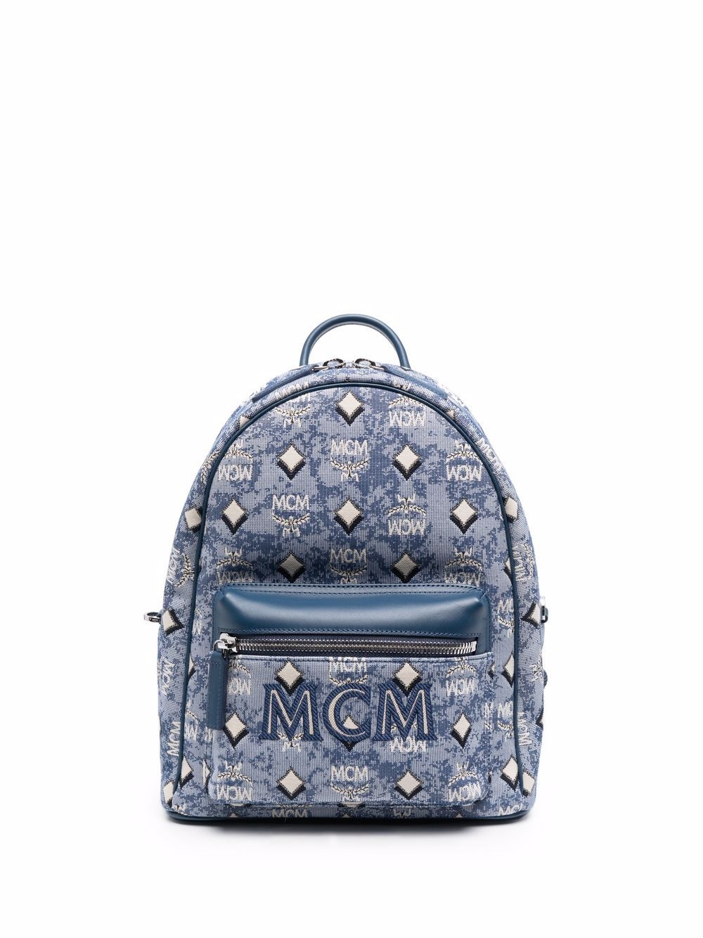 jacquard-logo backpack - 1