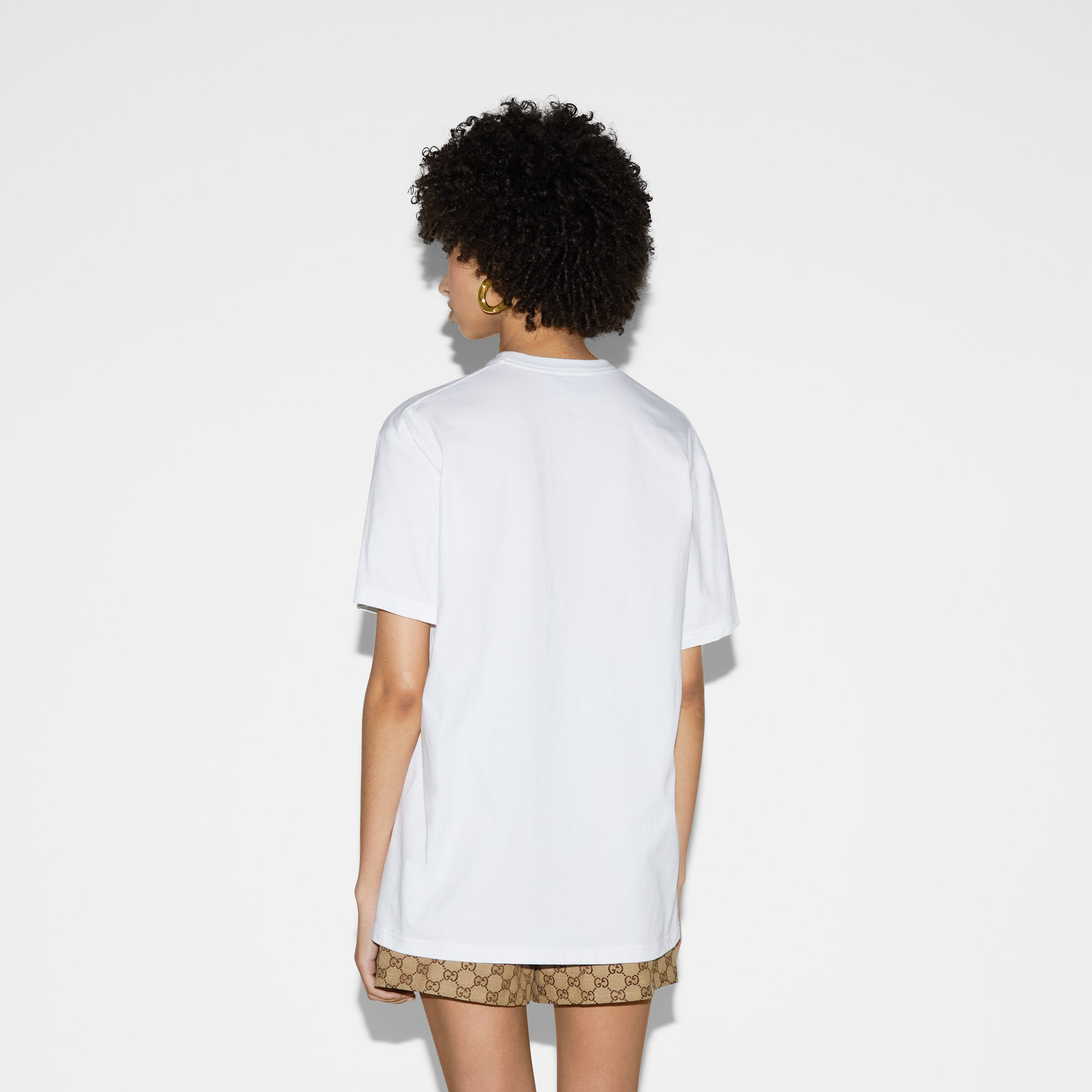Gucci print cotton jersey T-shirt - 4