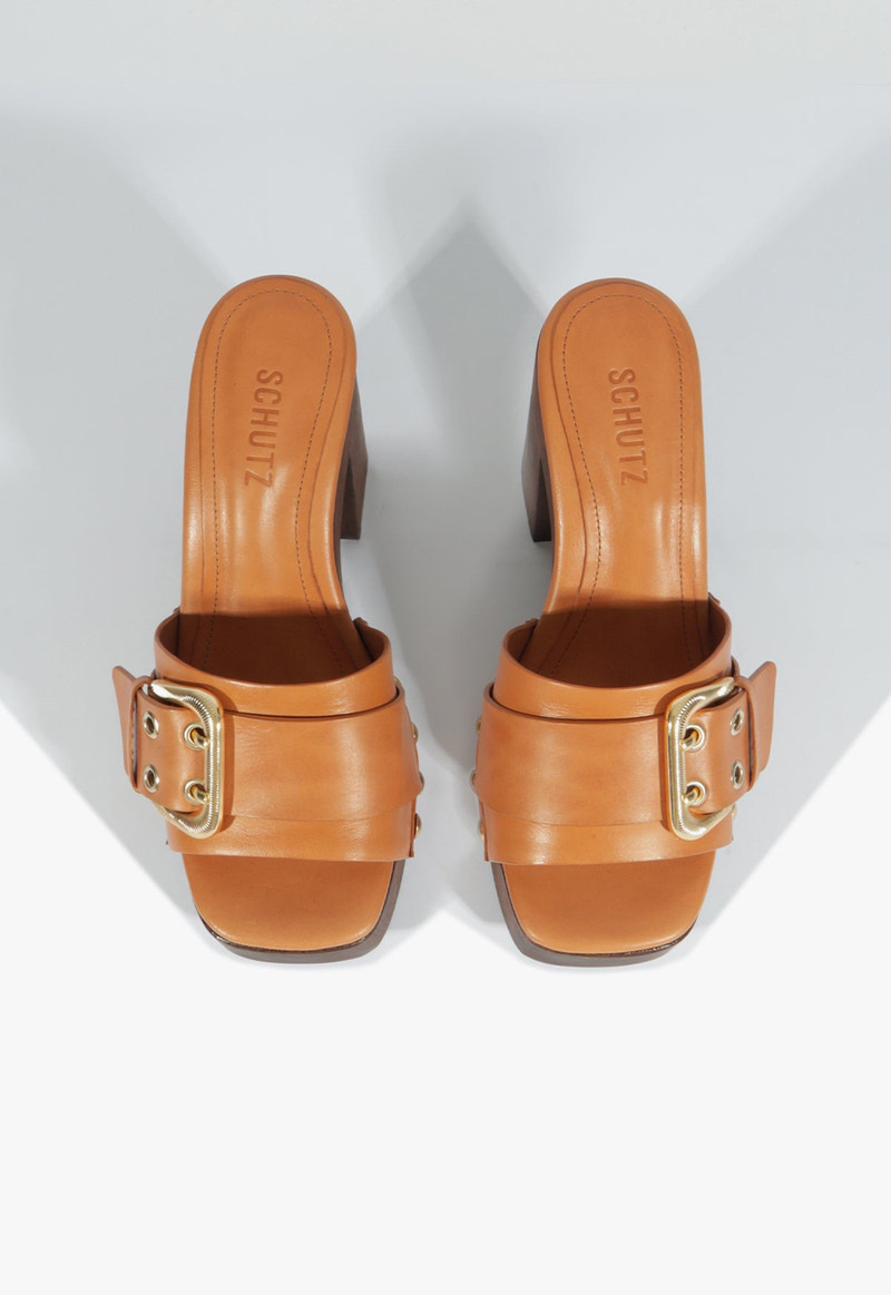 Irie Platform Leather Sandal 4