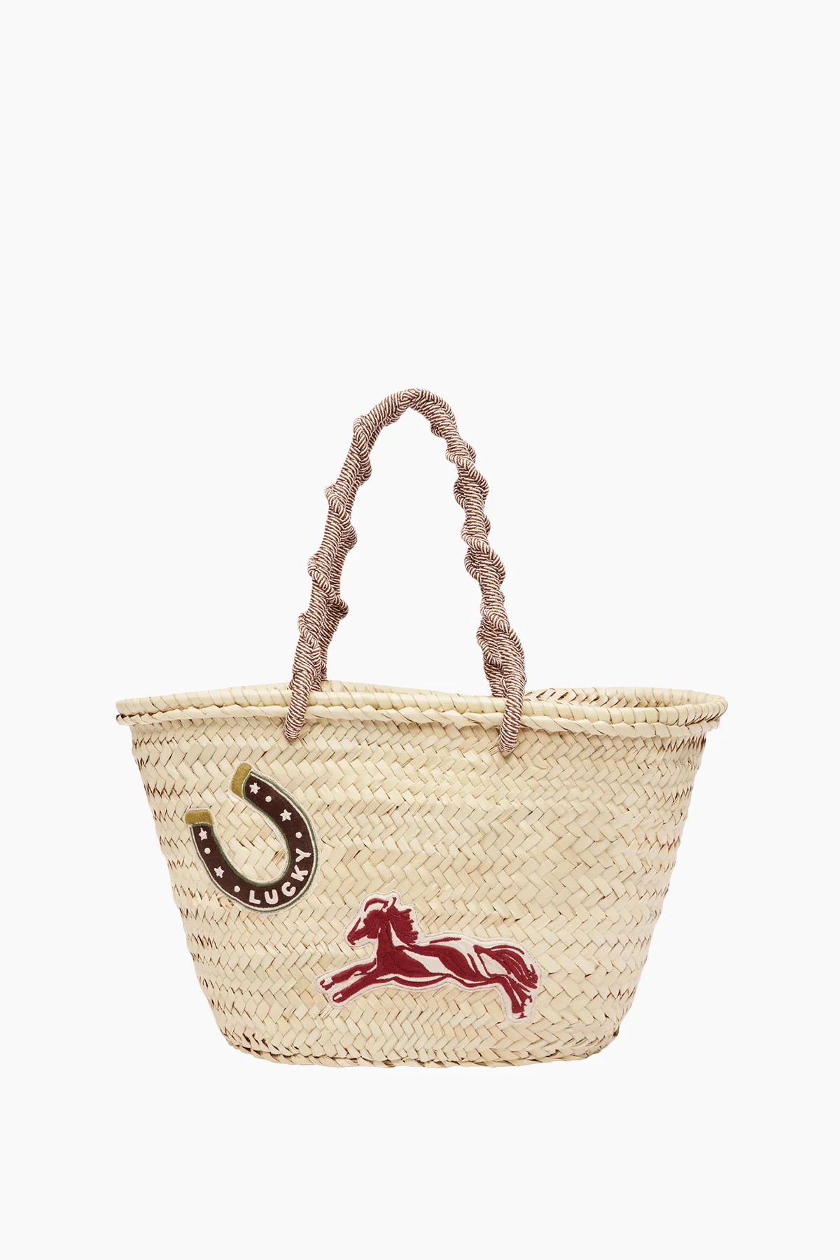 Ace Midi Macrame Basket in Multi - 1