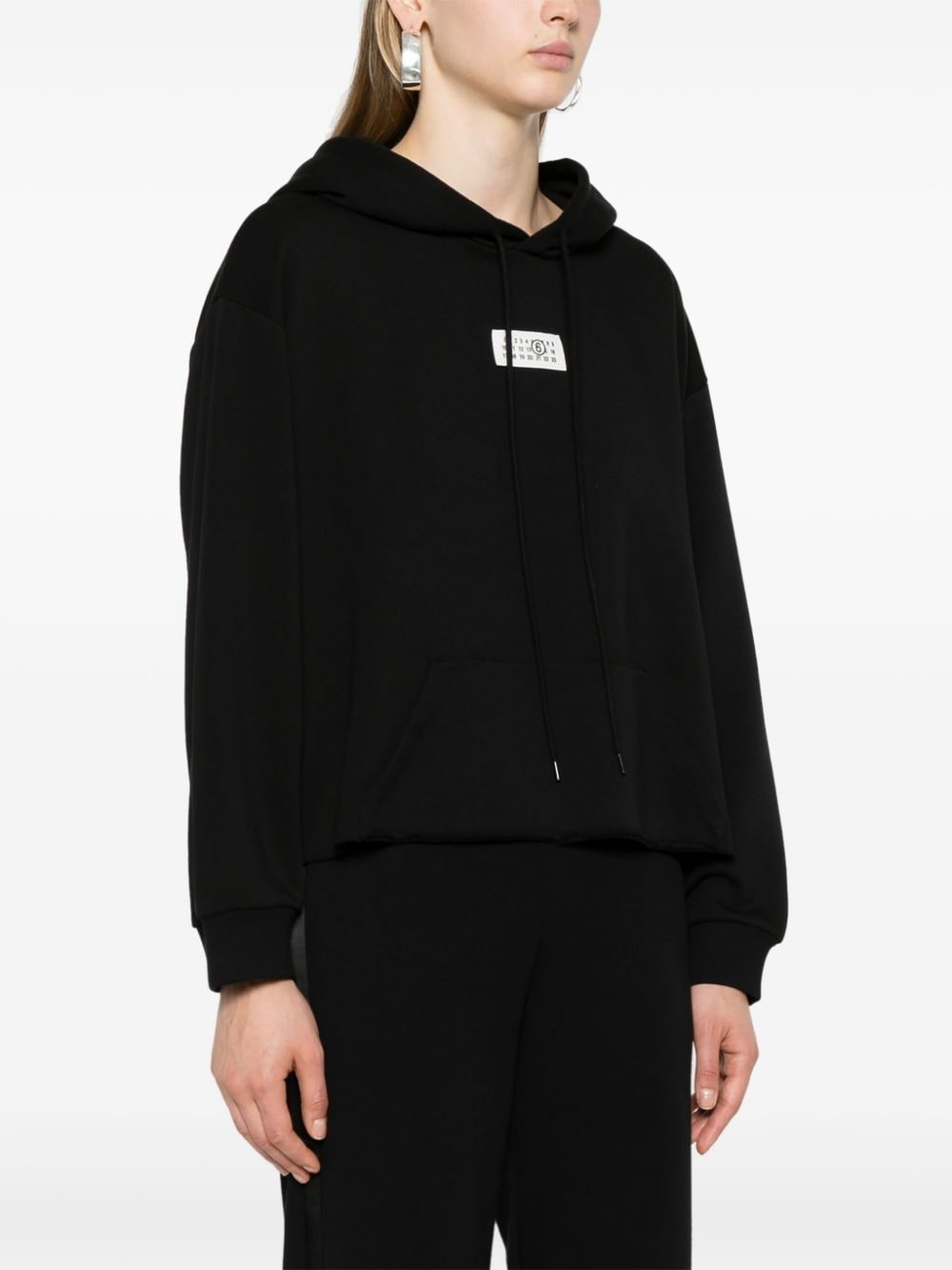 numbers-patch hoodie - 3