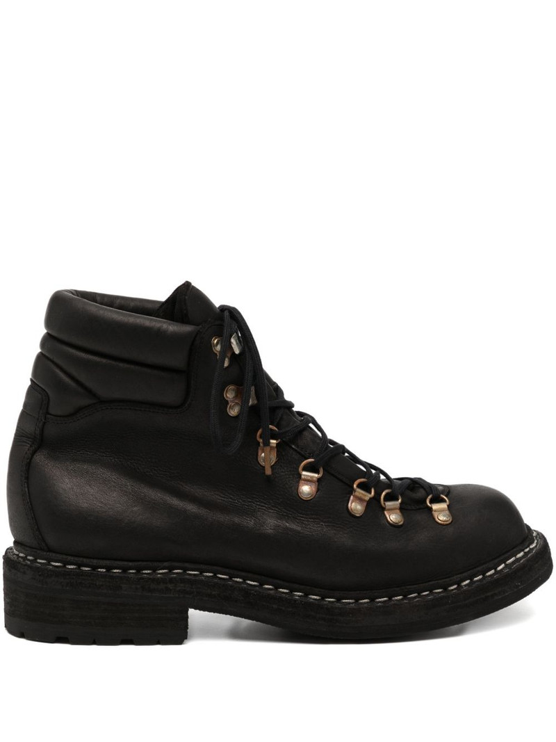 lace-fastening ankle boots 1