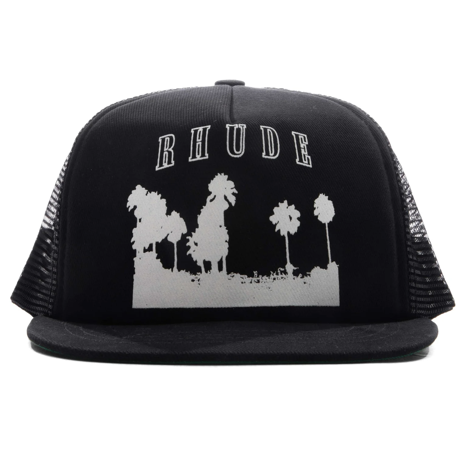 THOUSAND PALMS TRUCKER HAT - BLACK/WHITE - 1