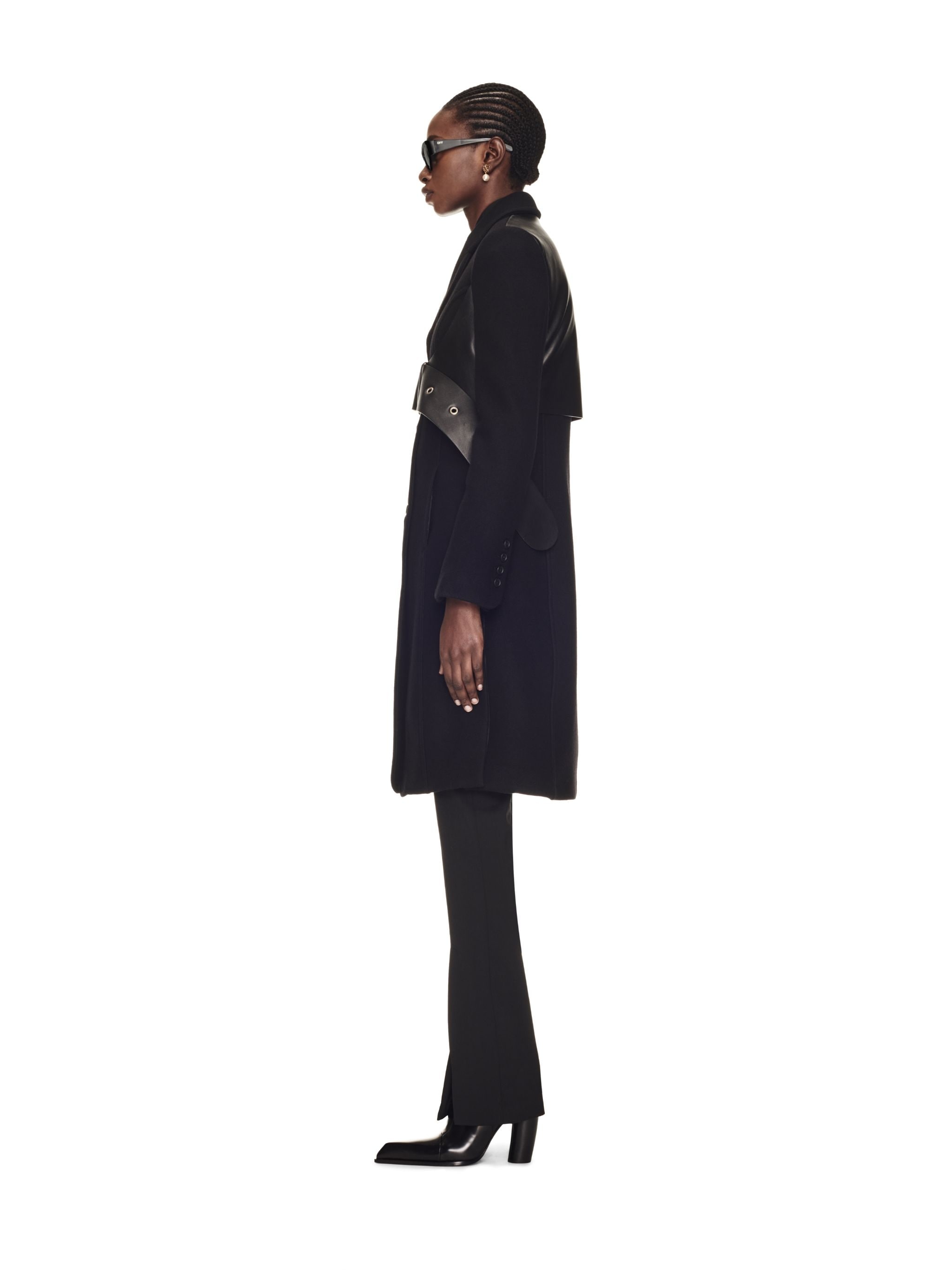 Brushed Wo Belt Coat - 3