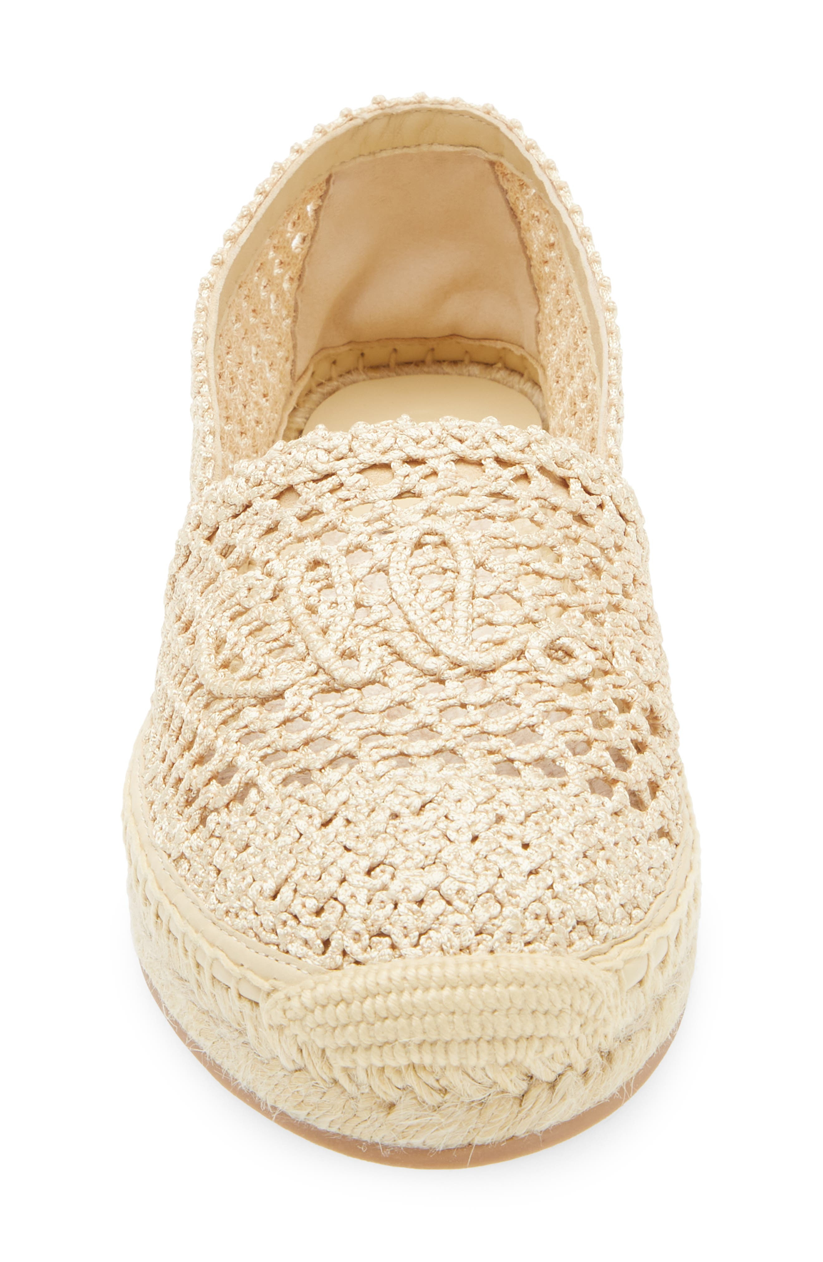 Chloé Isla Logo Espadrille in Natural Brown at Nordstrom - 4