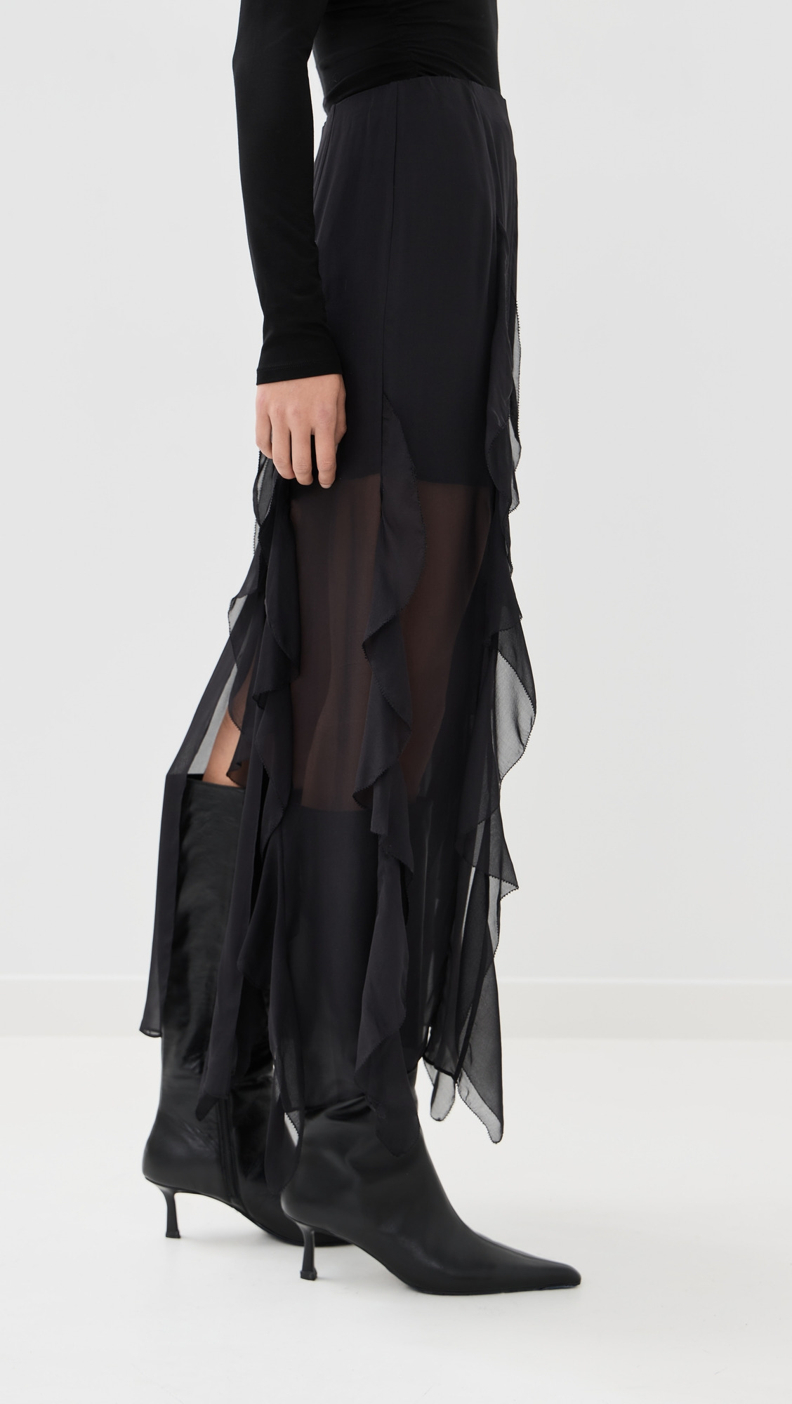 Ava Silk Skirt - 3