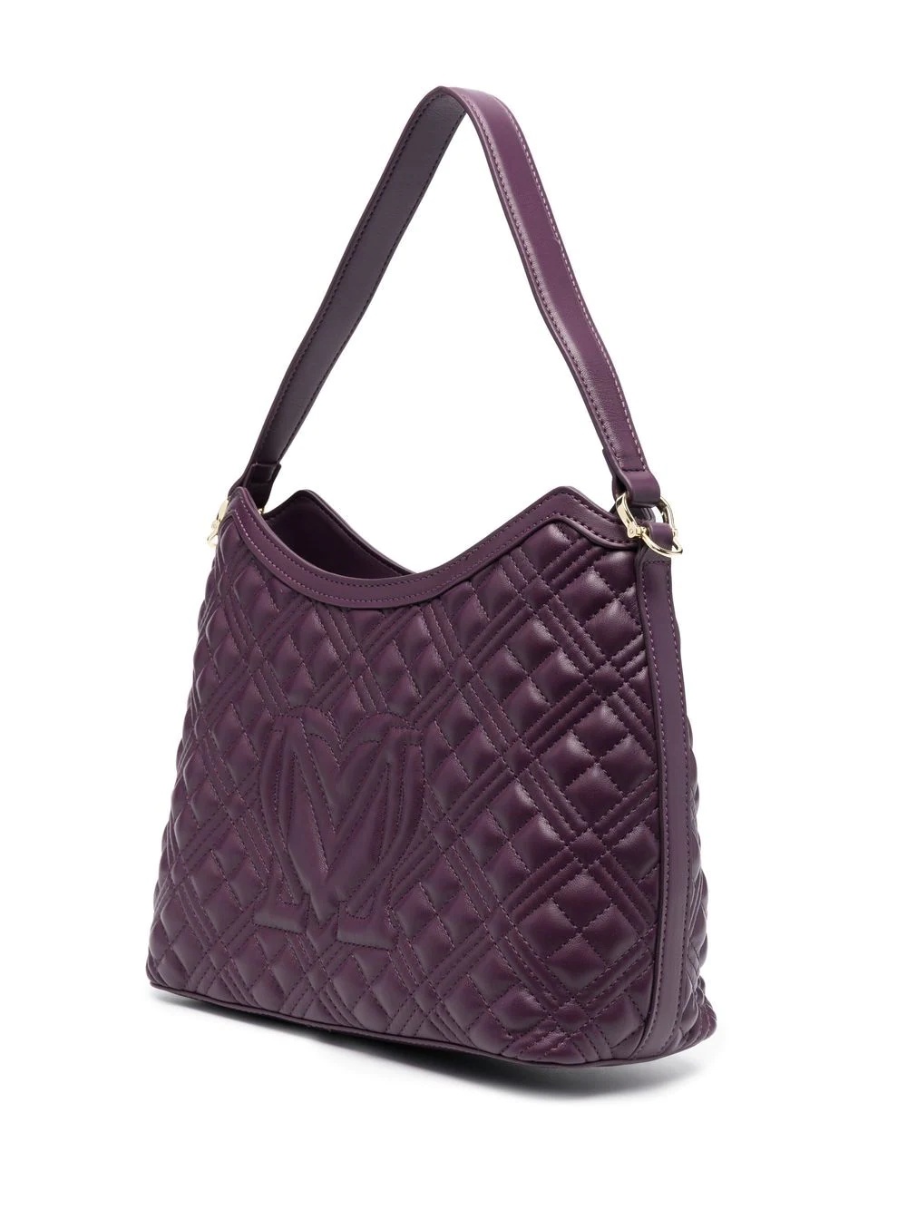 quilted-finish shoulder bag - 3