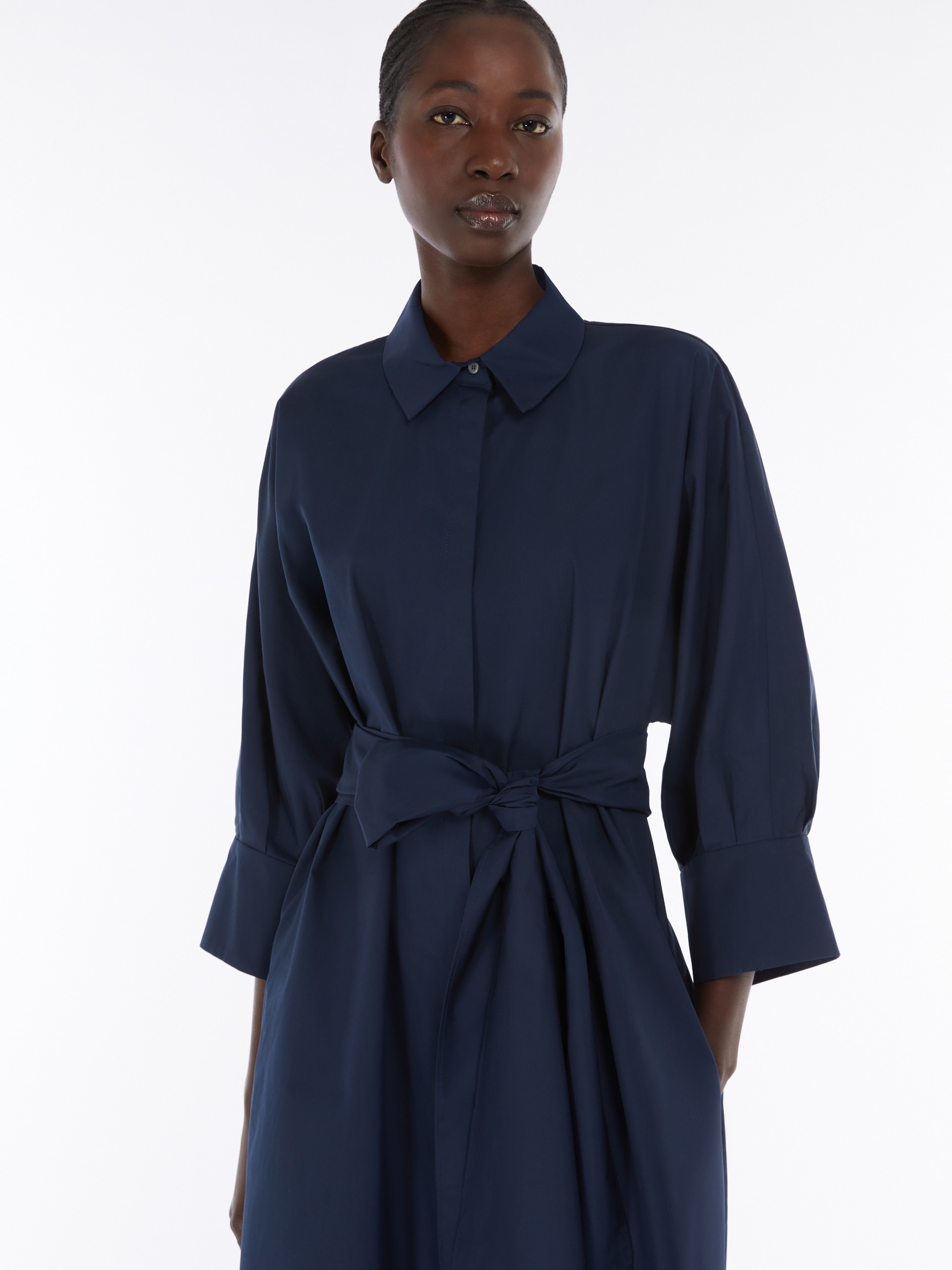 TABATA Poplin shirt dress - 5
