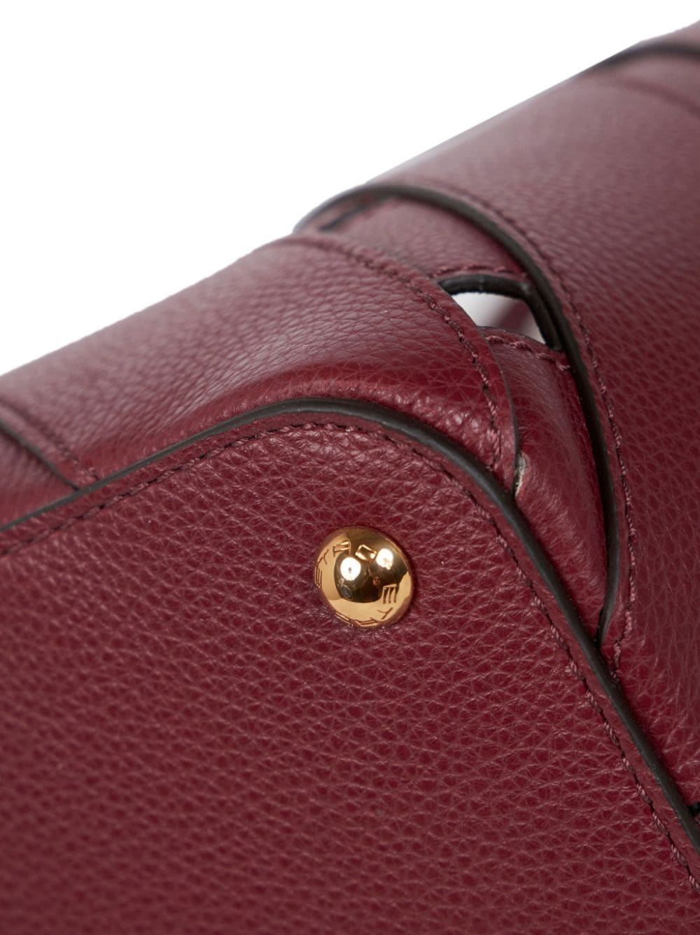 medium woven leather bag - 7