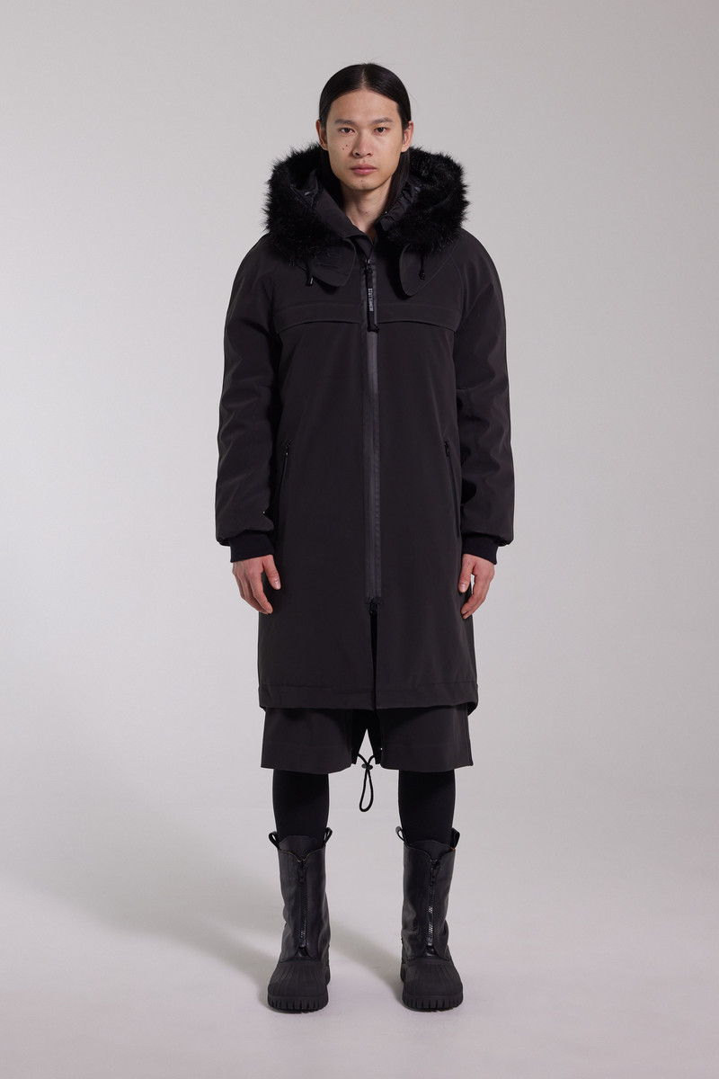 Stutterheim Kalix Matte Parka Black outlook
