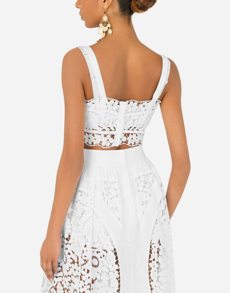 Embroidered linen top 5