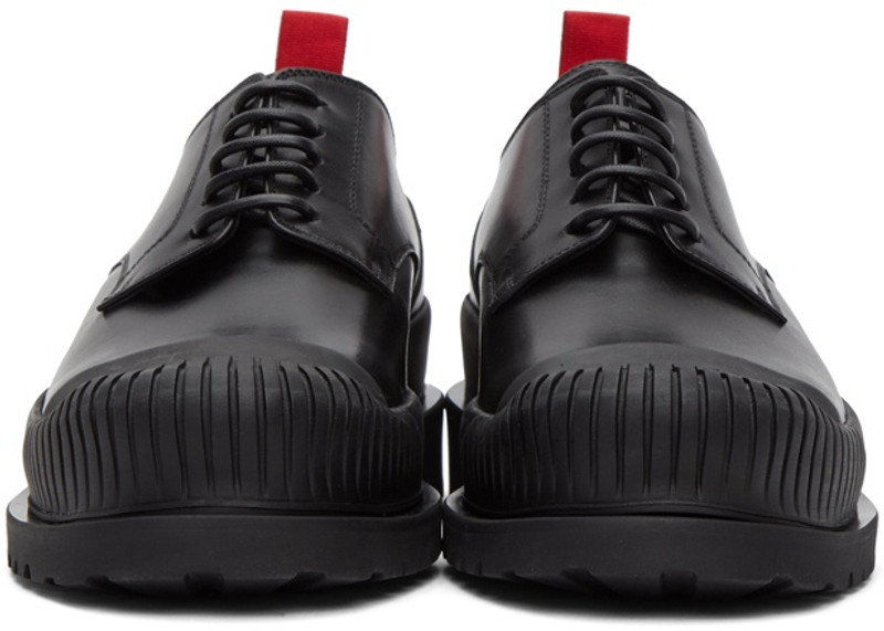 424 Black Double Sole Derbys outlook