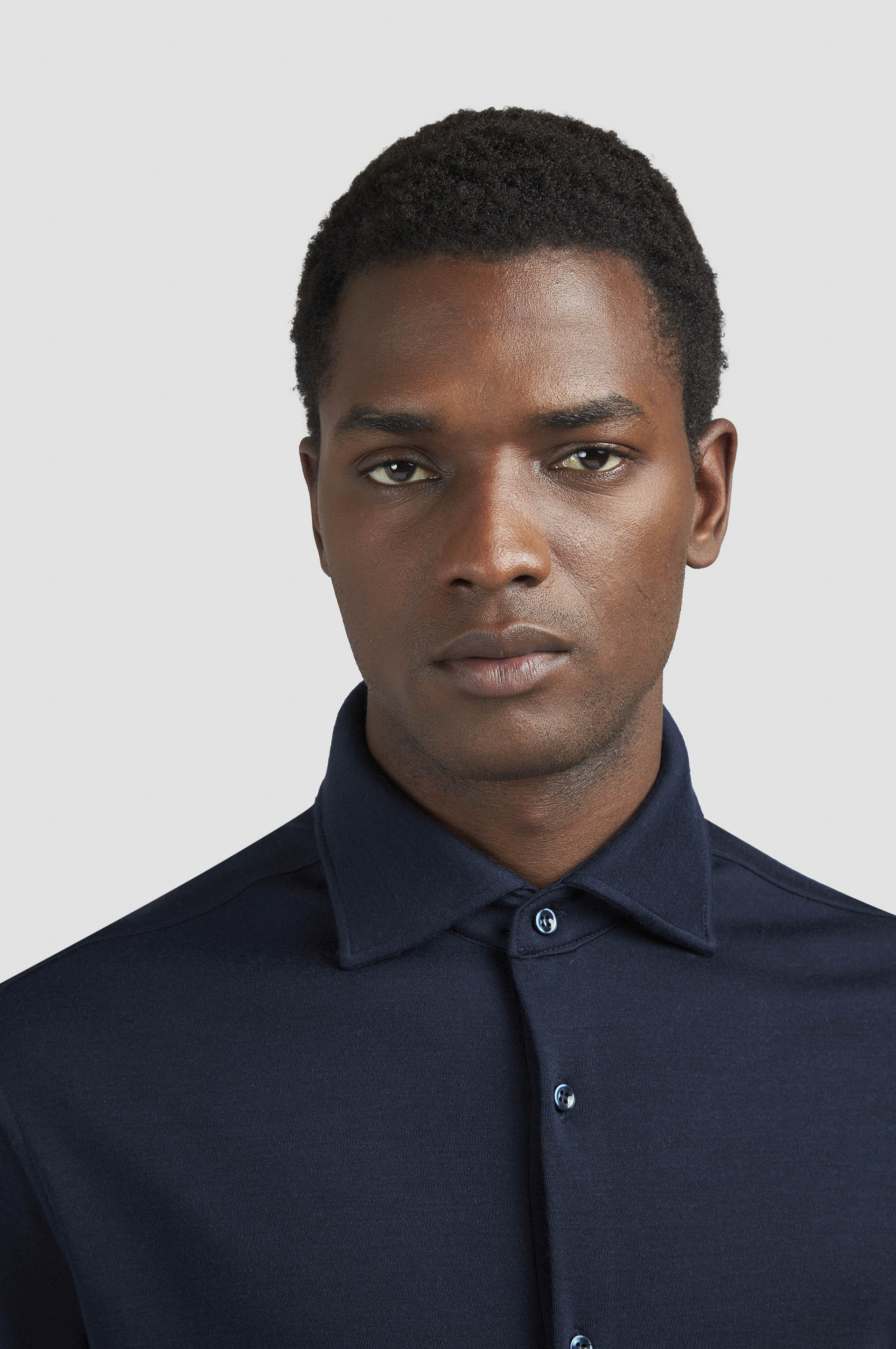 WOOL AND SILK JERSEY SHIRT - 4