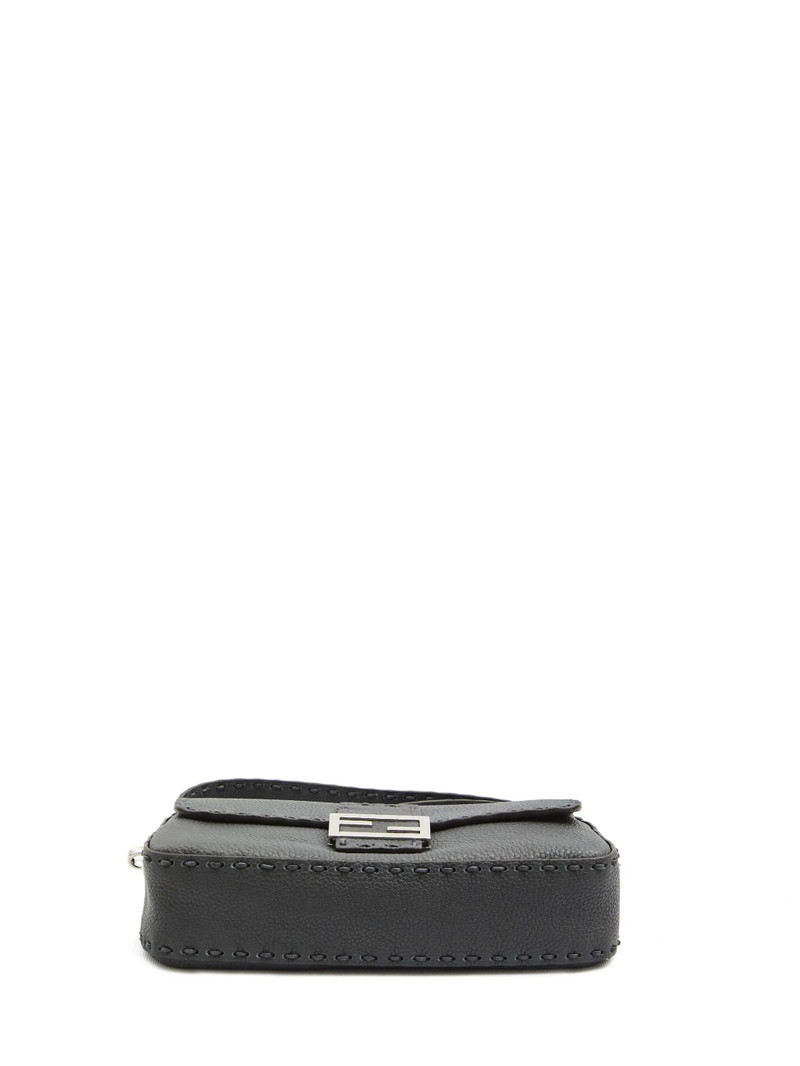 FENDI Fendi Baguette Macro-stitch Messenger Bag outlook