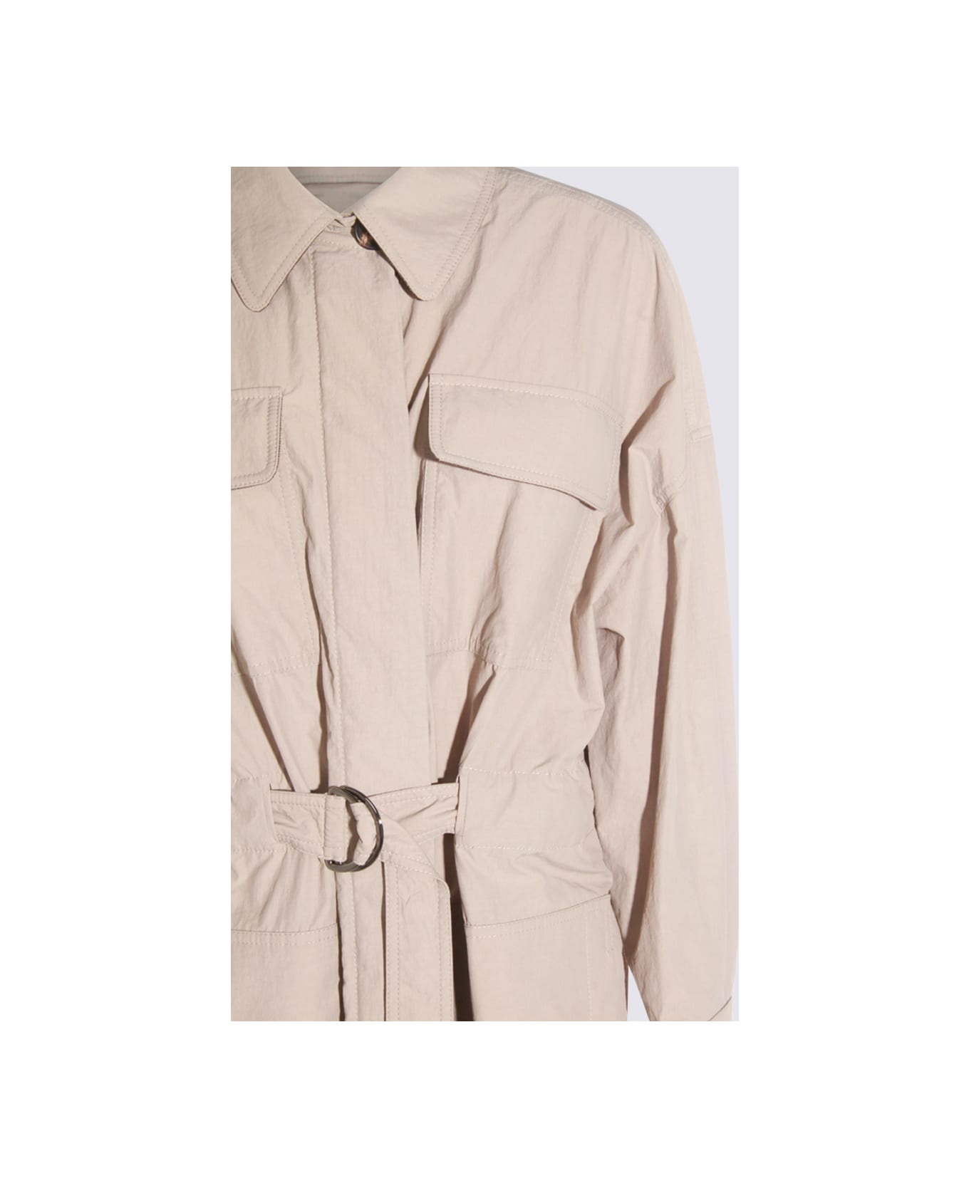 Beige Casual Jacket - 3