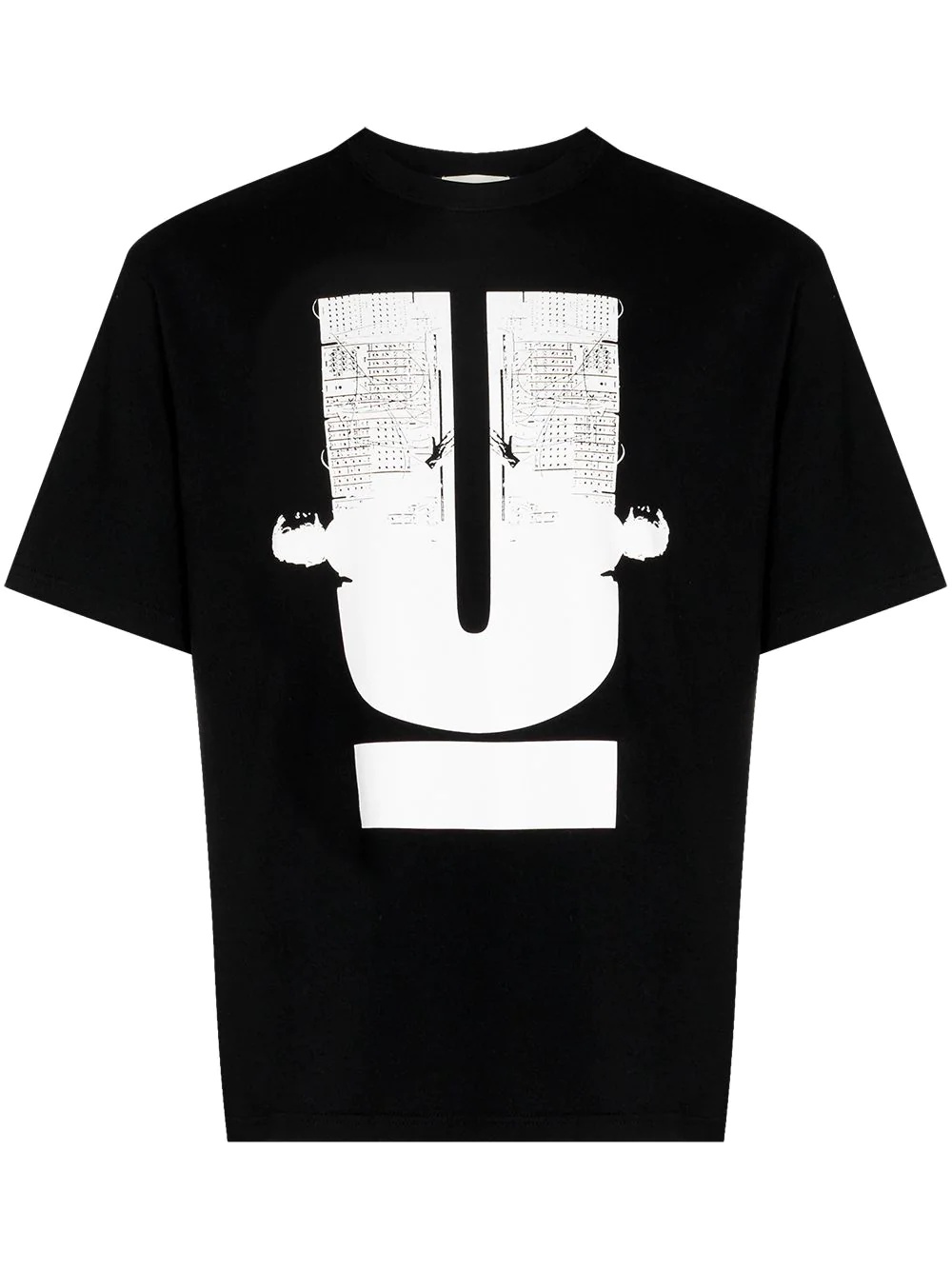 logo-print cotton T-shirt - 1