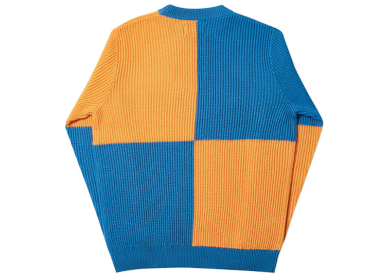 PALACE Palace Batton-Berg Knit Orange/Blue outlook