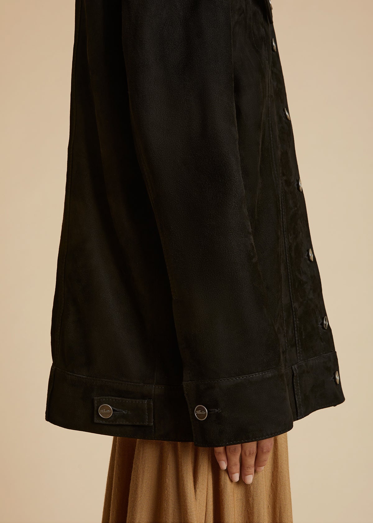 The Ross Jacket in Black Suede - 4