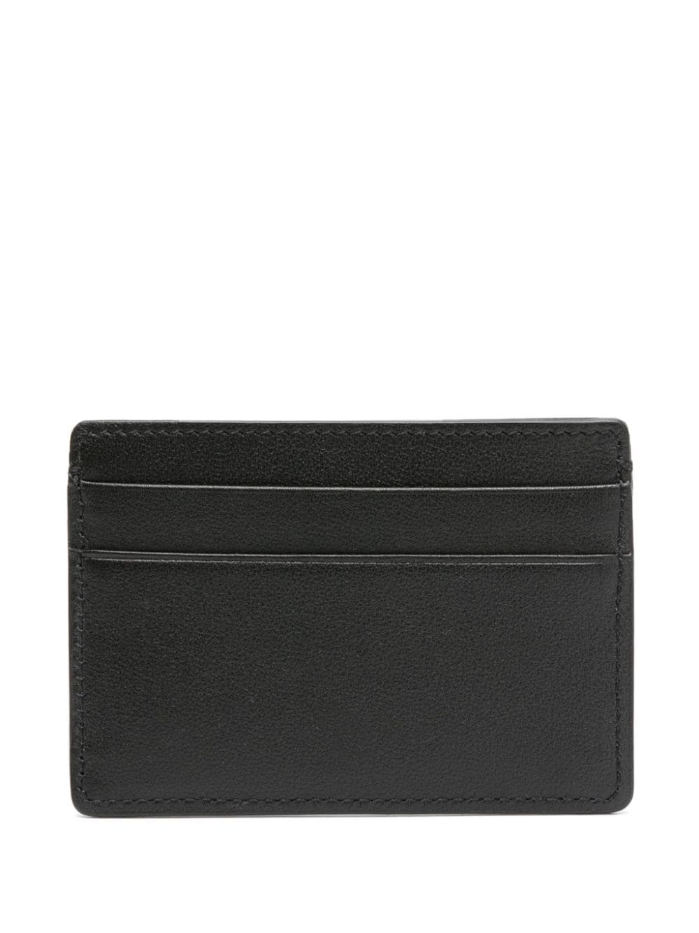 Medusa Head-plaque leather card holder - 2