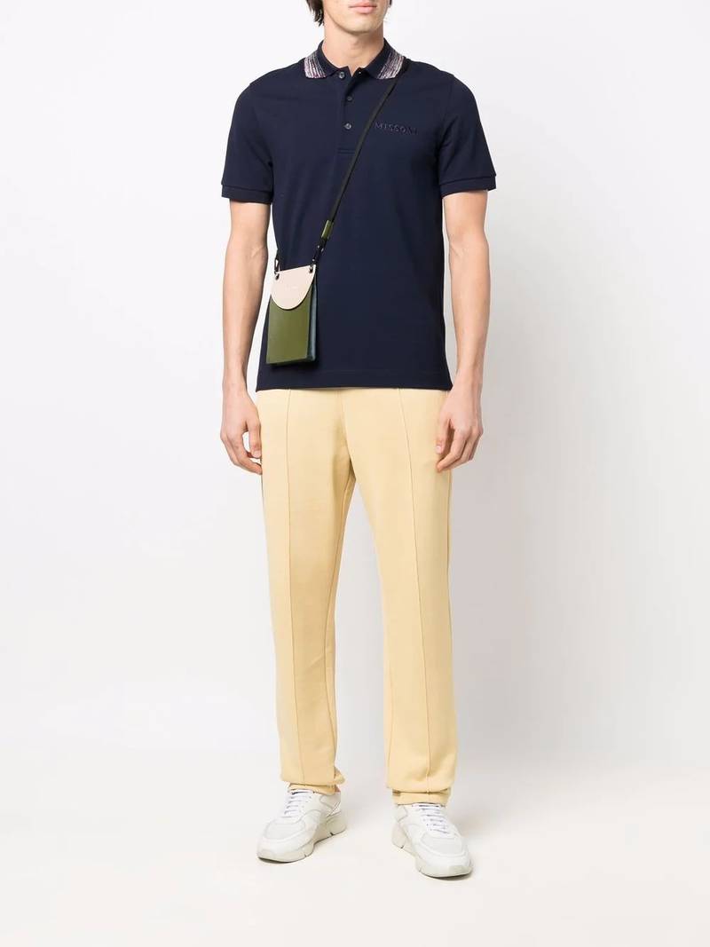 Missoni embroidered logo polo shirt outlook