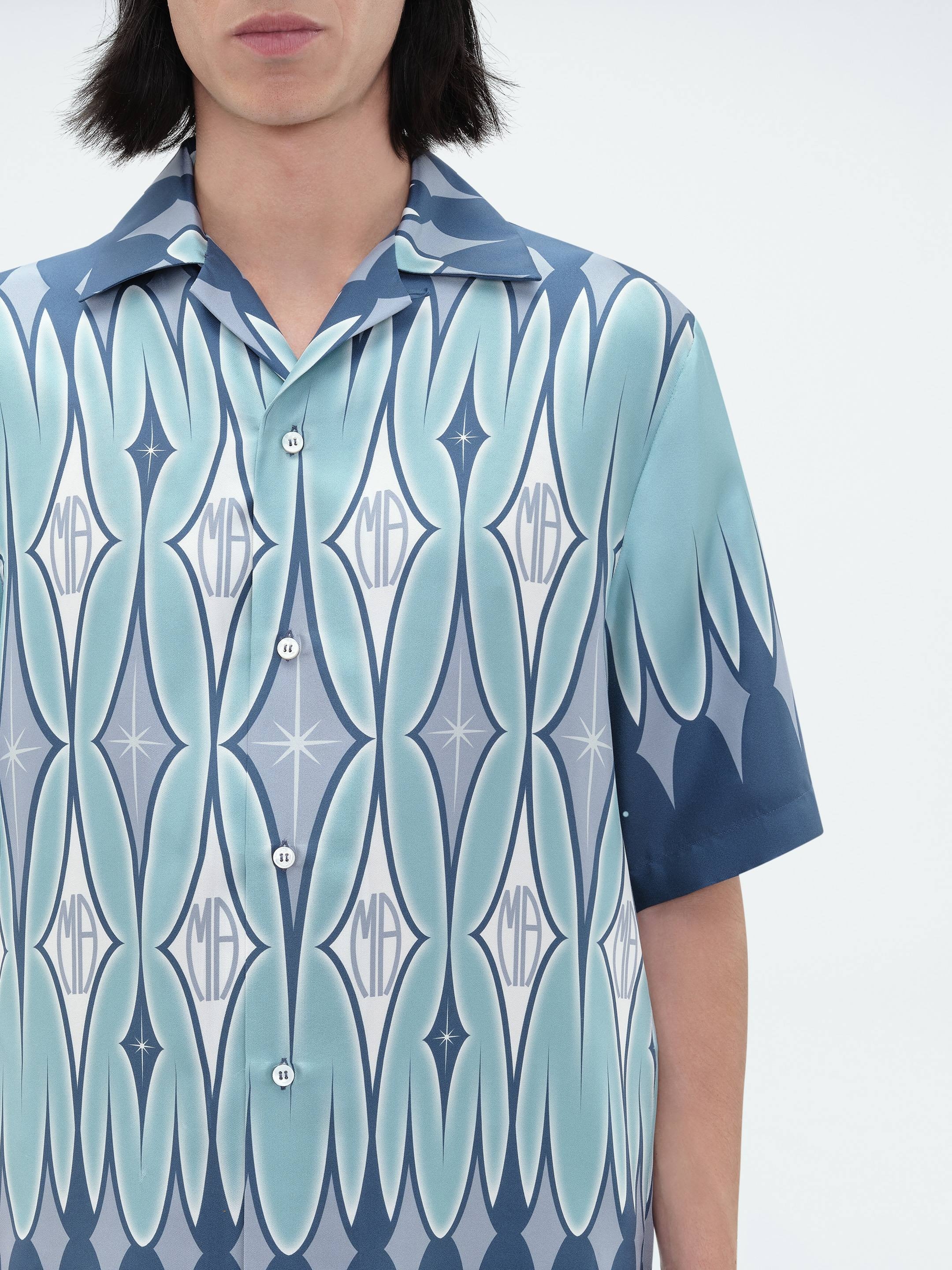 ARYGLE PRINTED SHORT SLEEVE SHIRT - 5