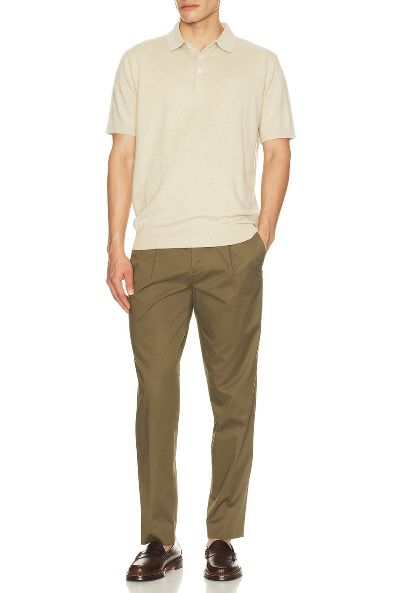 Barbour Muston Linen Blend Knitted Polo outlook
